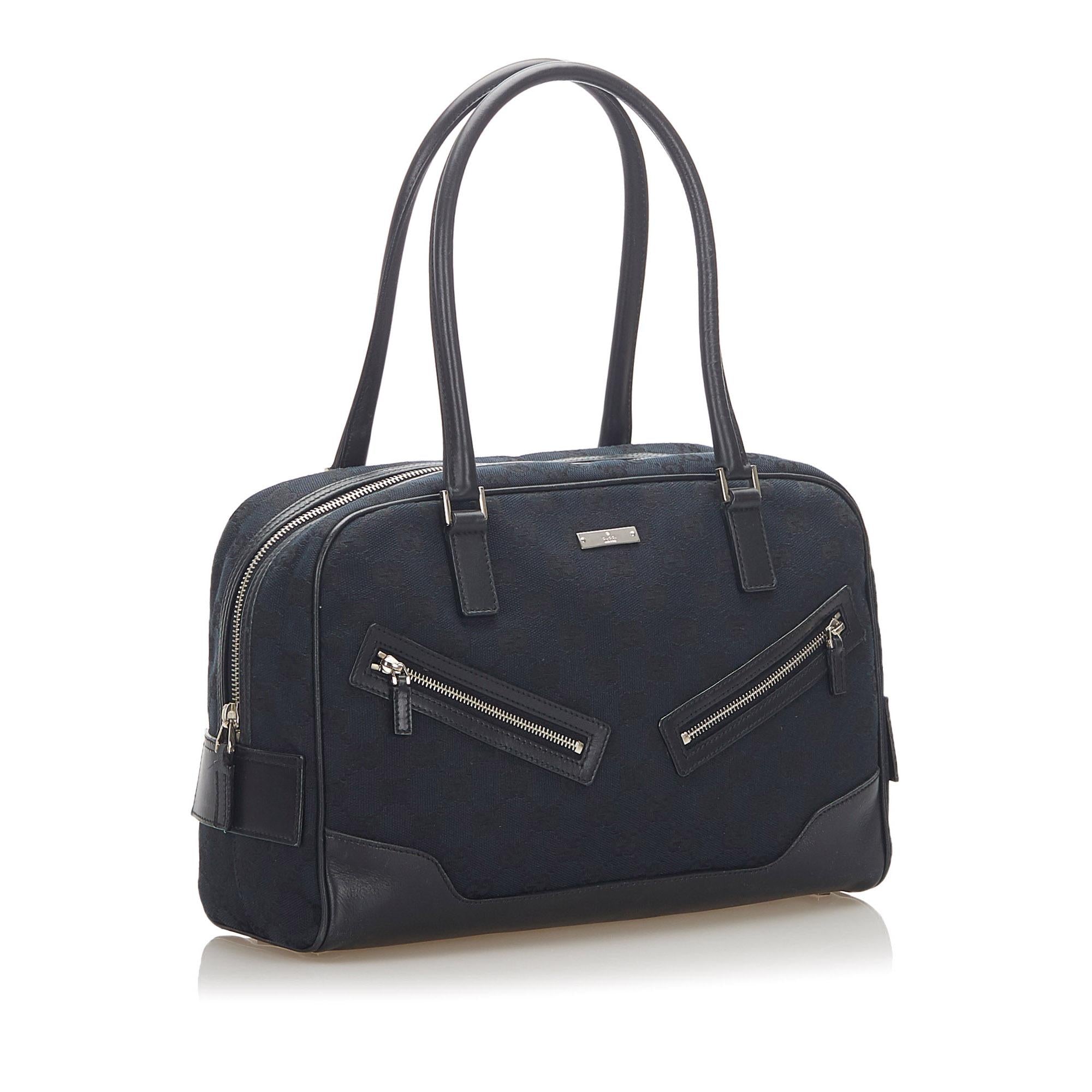 Gucci Gucci Canvas Handbag (SHG-17507)
