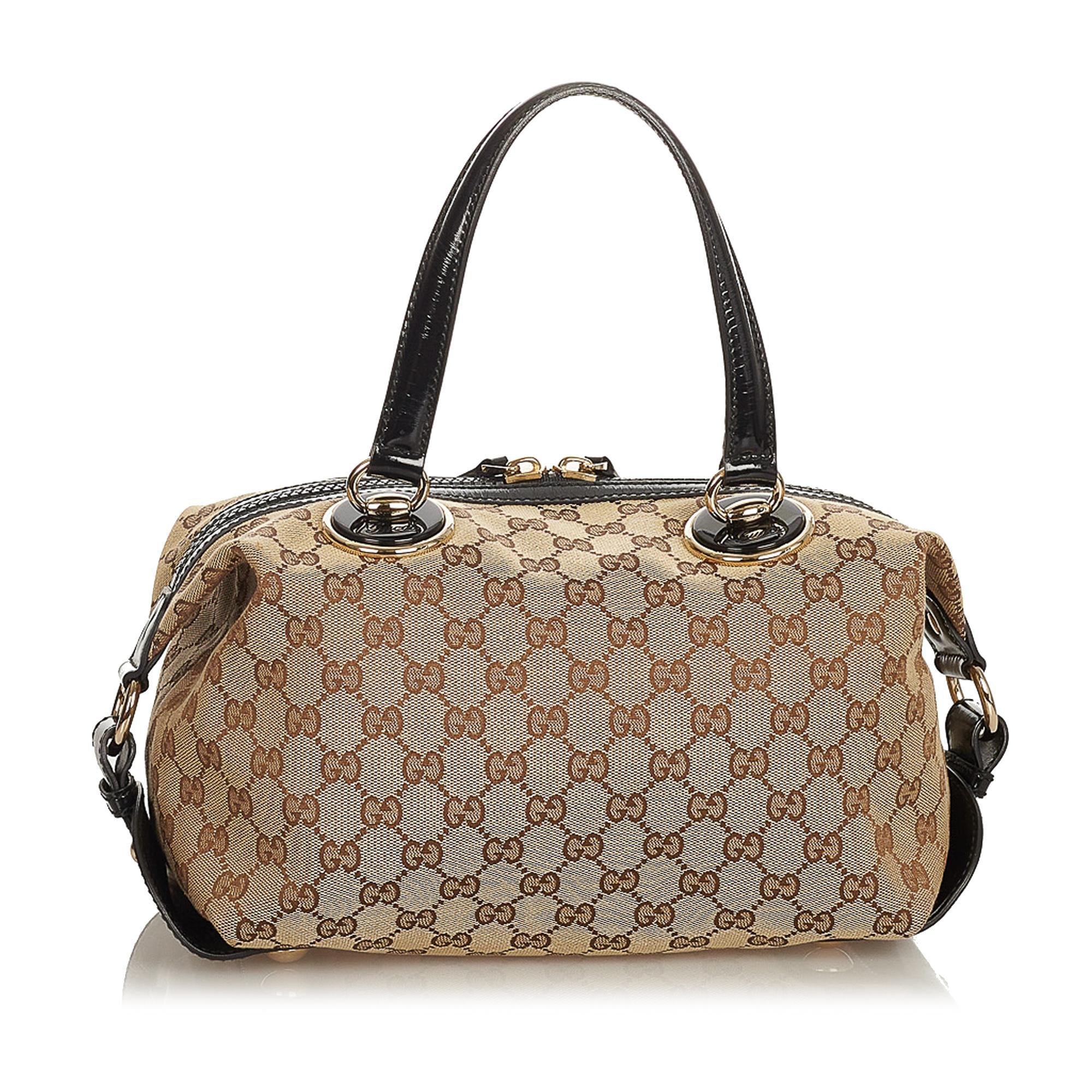 Gucci Gucci Canvas Handbag (SHG-25375)