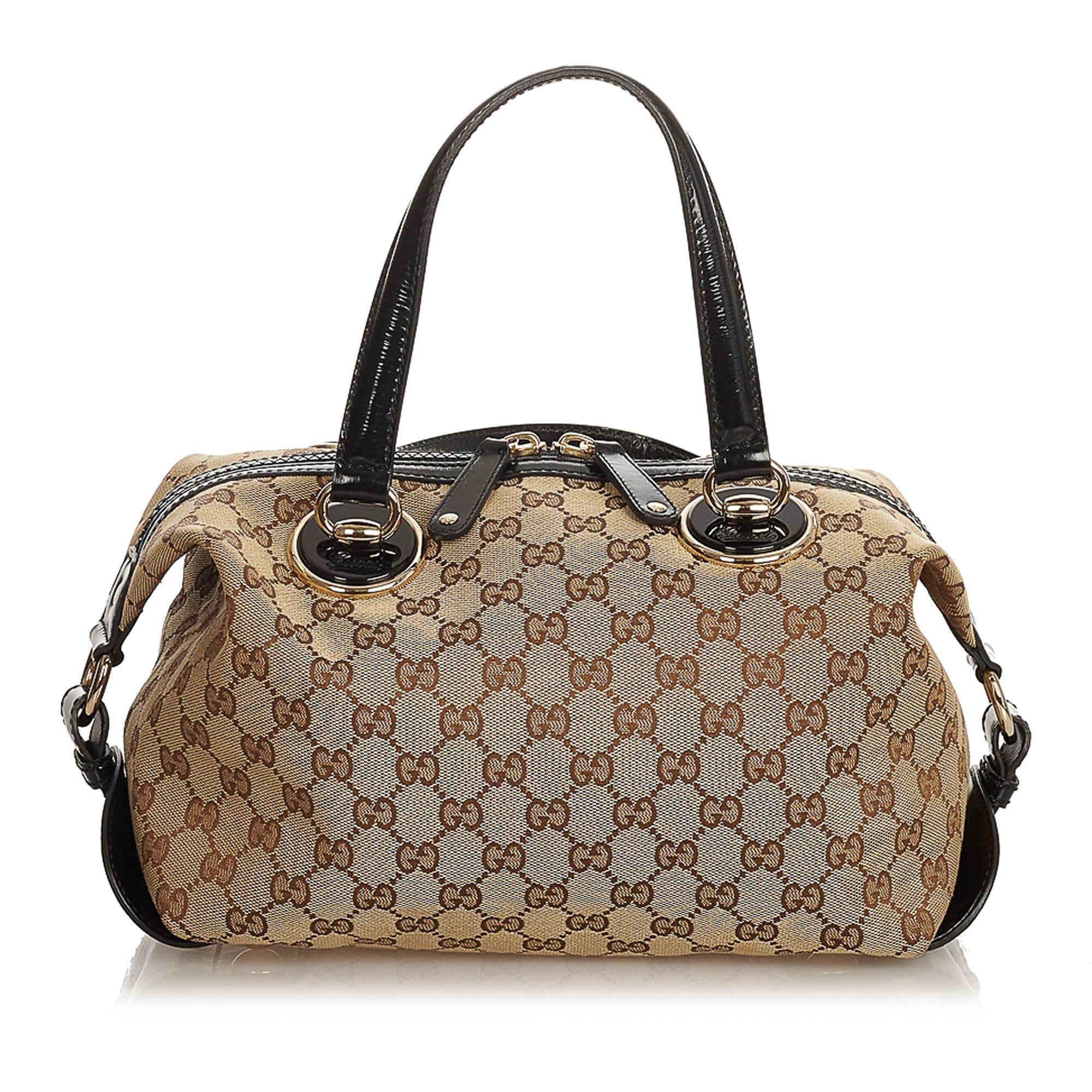 Gucci Gucci Canvas Handbag (SHG-25375)