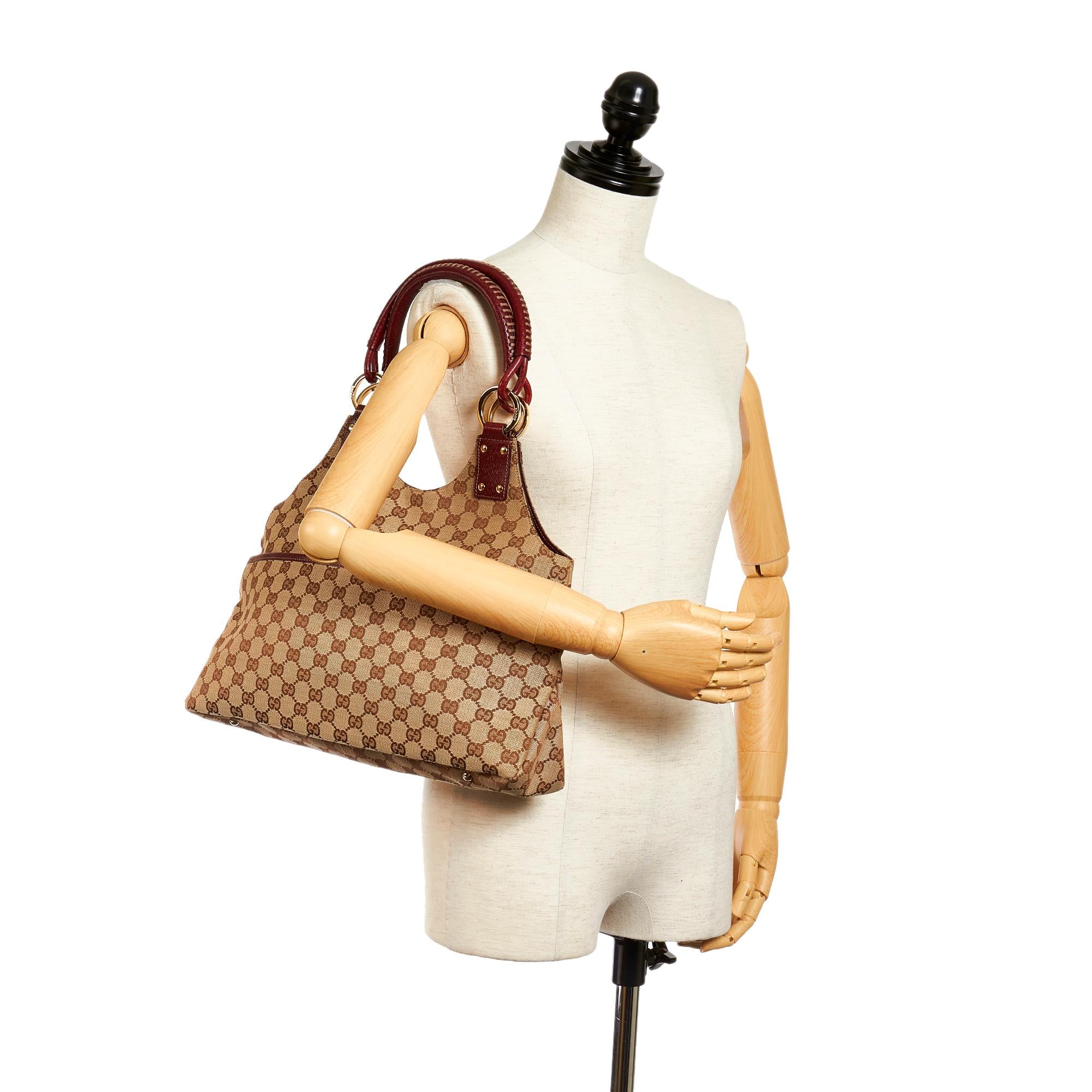 Gucci Gucci Canvas Handbag (SHG-27547)
