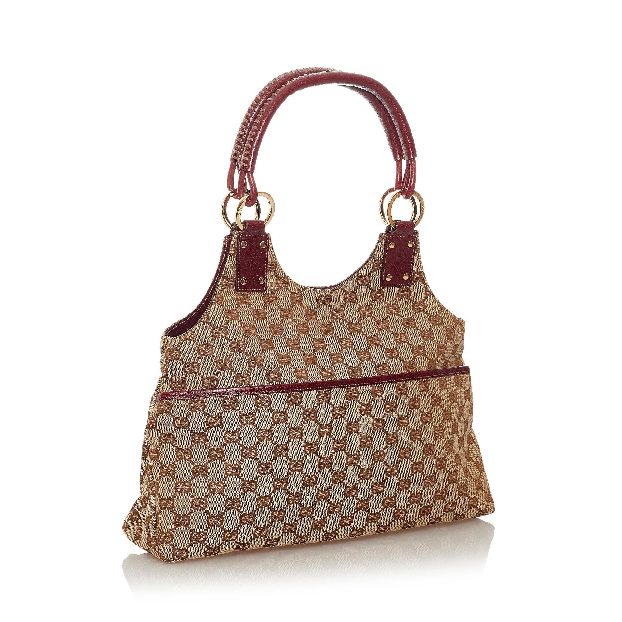 Gucci Gucci Canvas Handbag (SHG-27547)