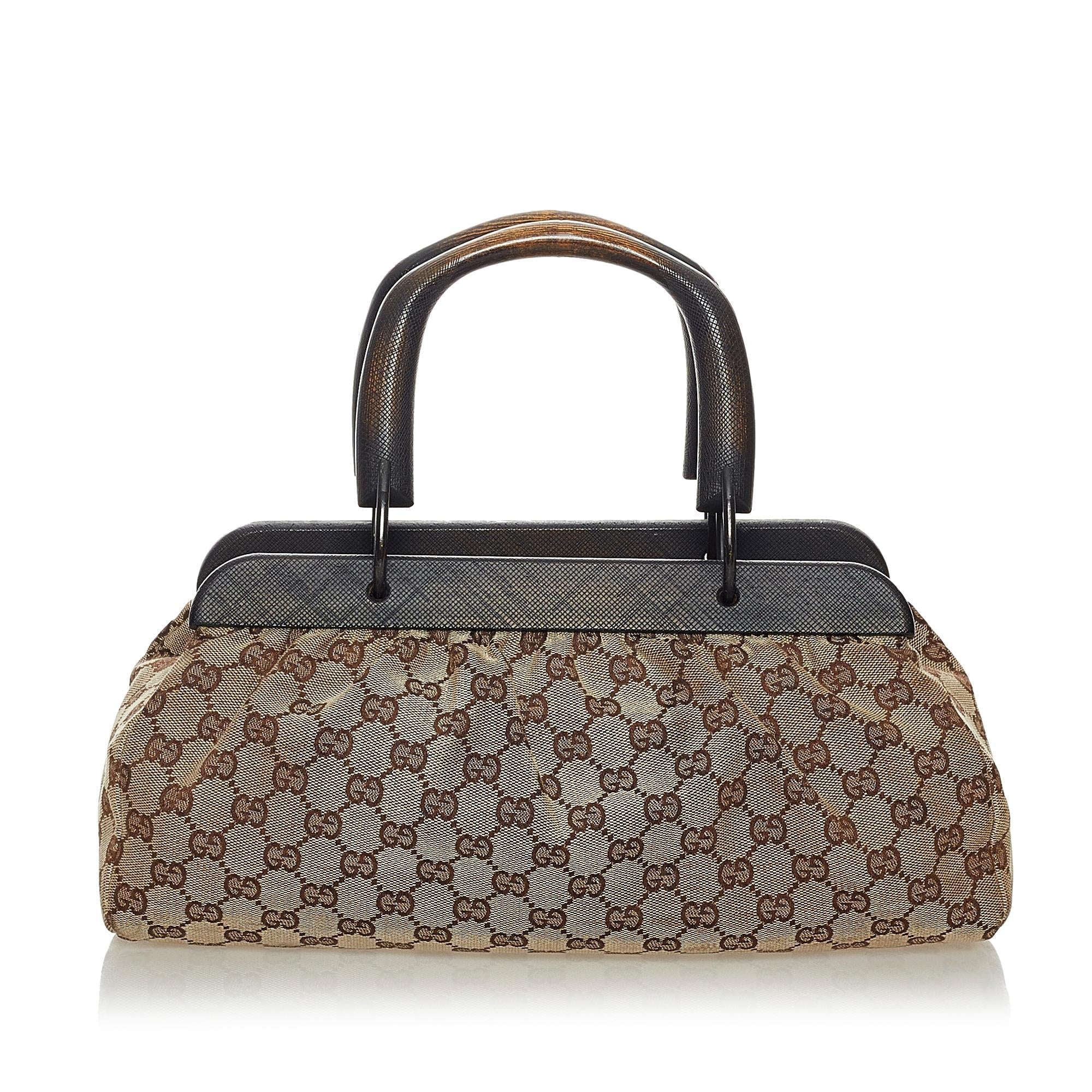 Gucci Gucci Canvas Handbag (SHG-28110)