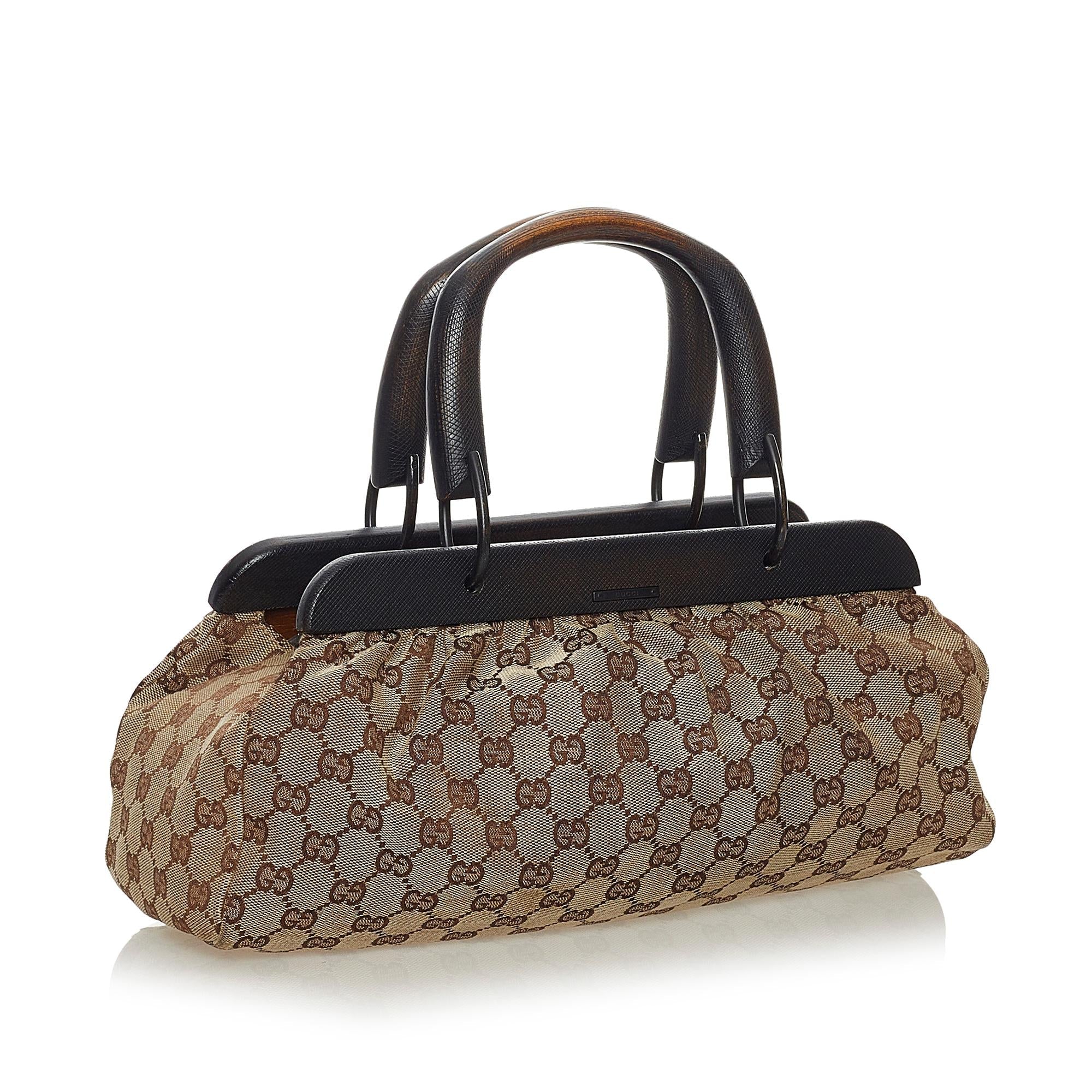 Gucci Gucci Canvas Handbag (SHG-28110)