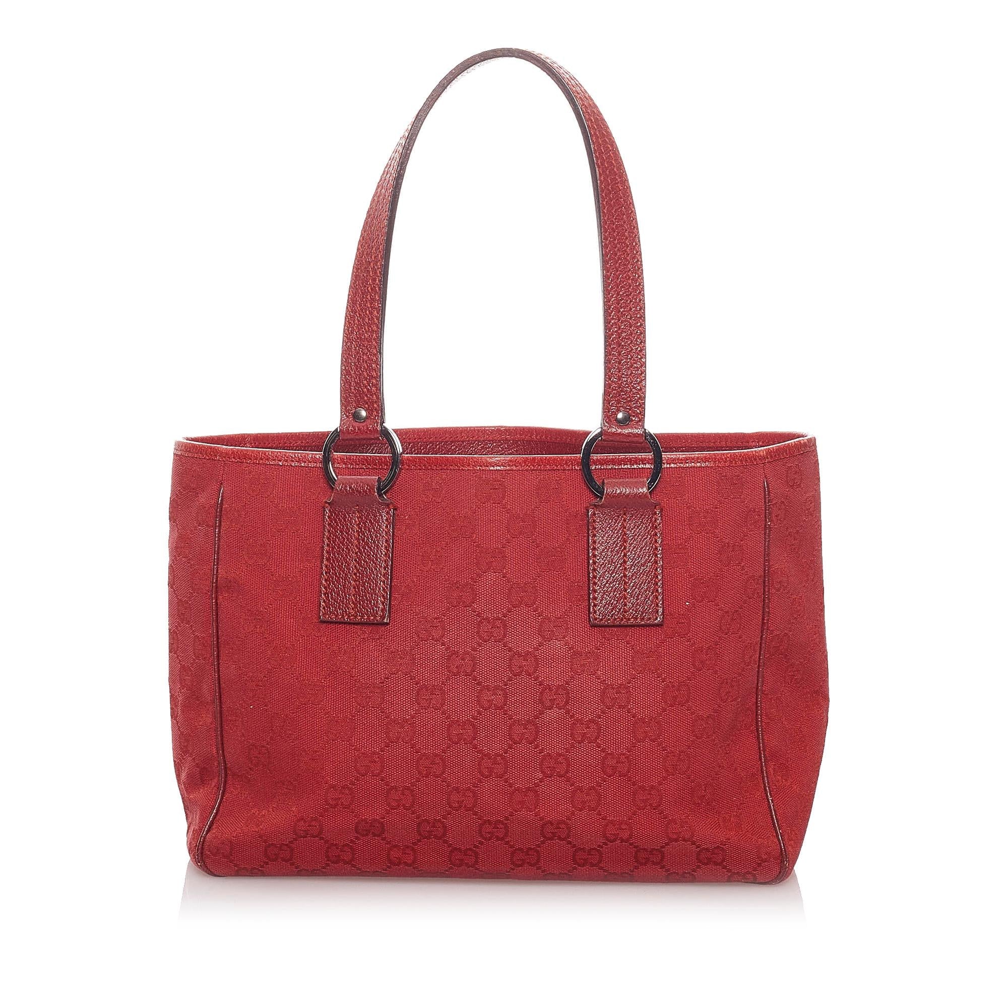 Gucci Gucci Canvas Handbag (SHG-29170)