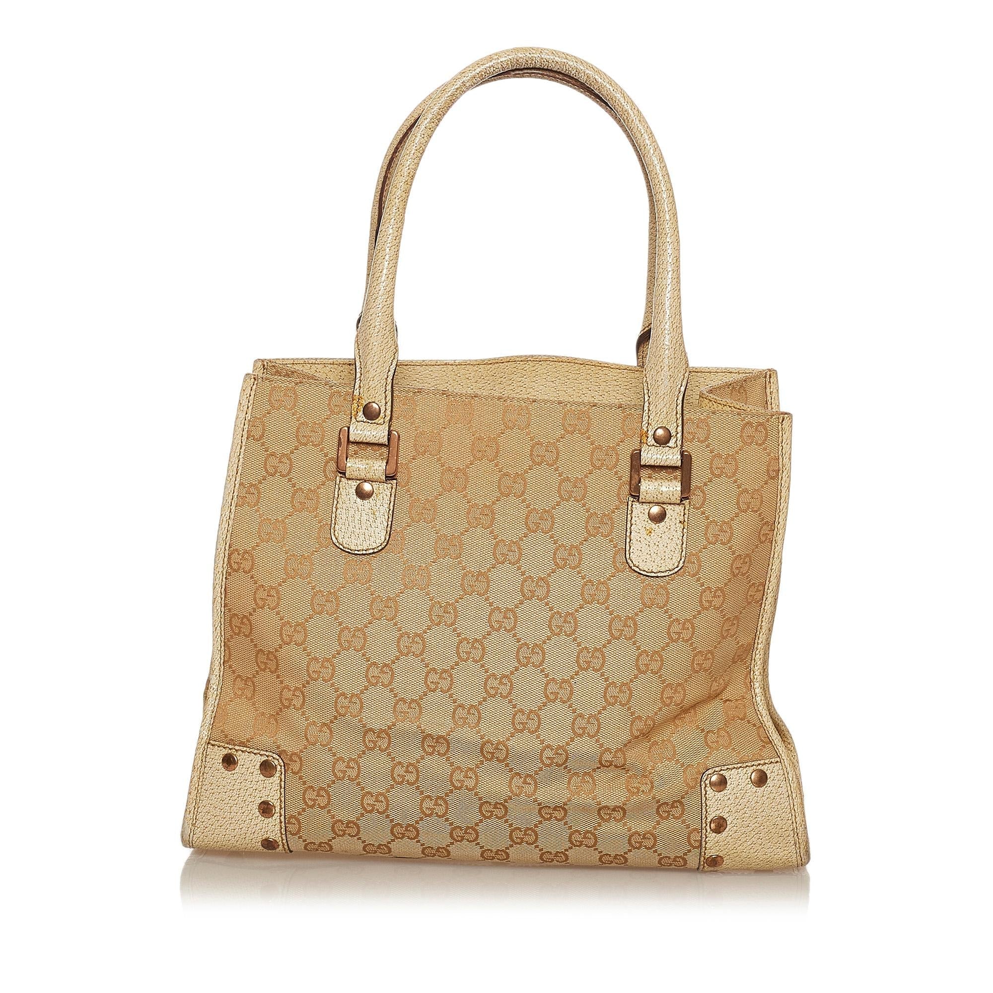 Gucci Gucci Canvas Handbag (SHG-29330)