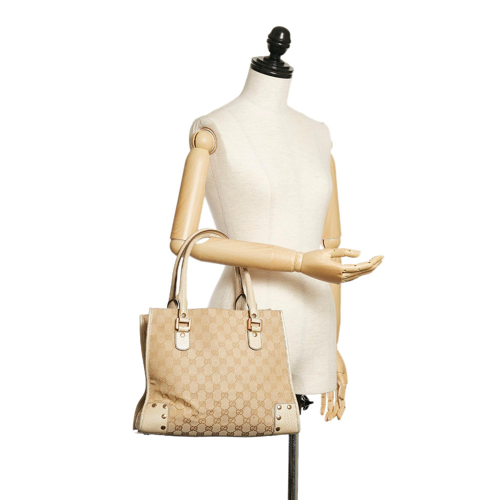 Gucci Gucci Canvas Handbag (SHG-29330)