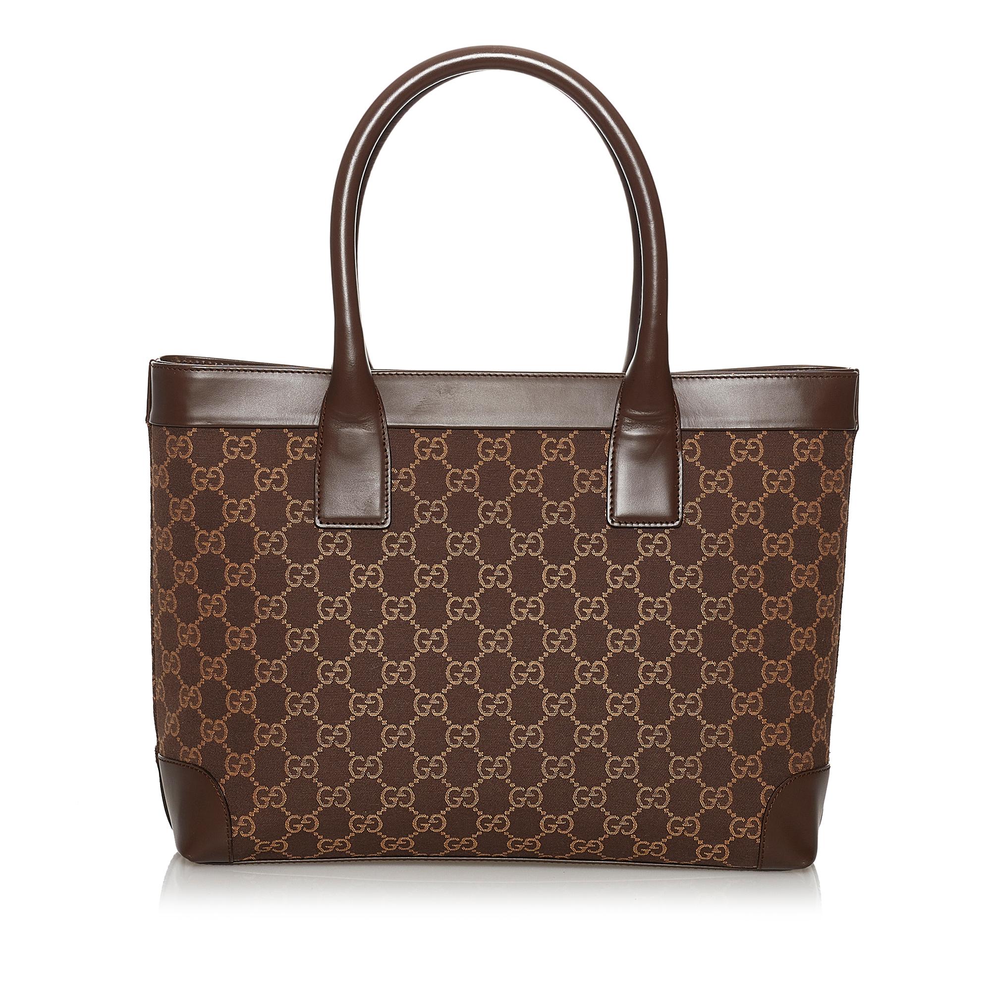 Gucci Gucci Canvas Handbag (SHG-29921)