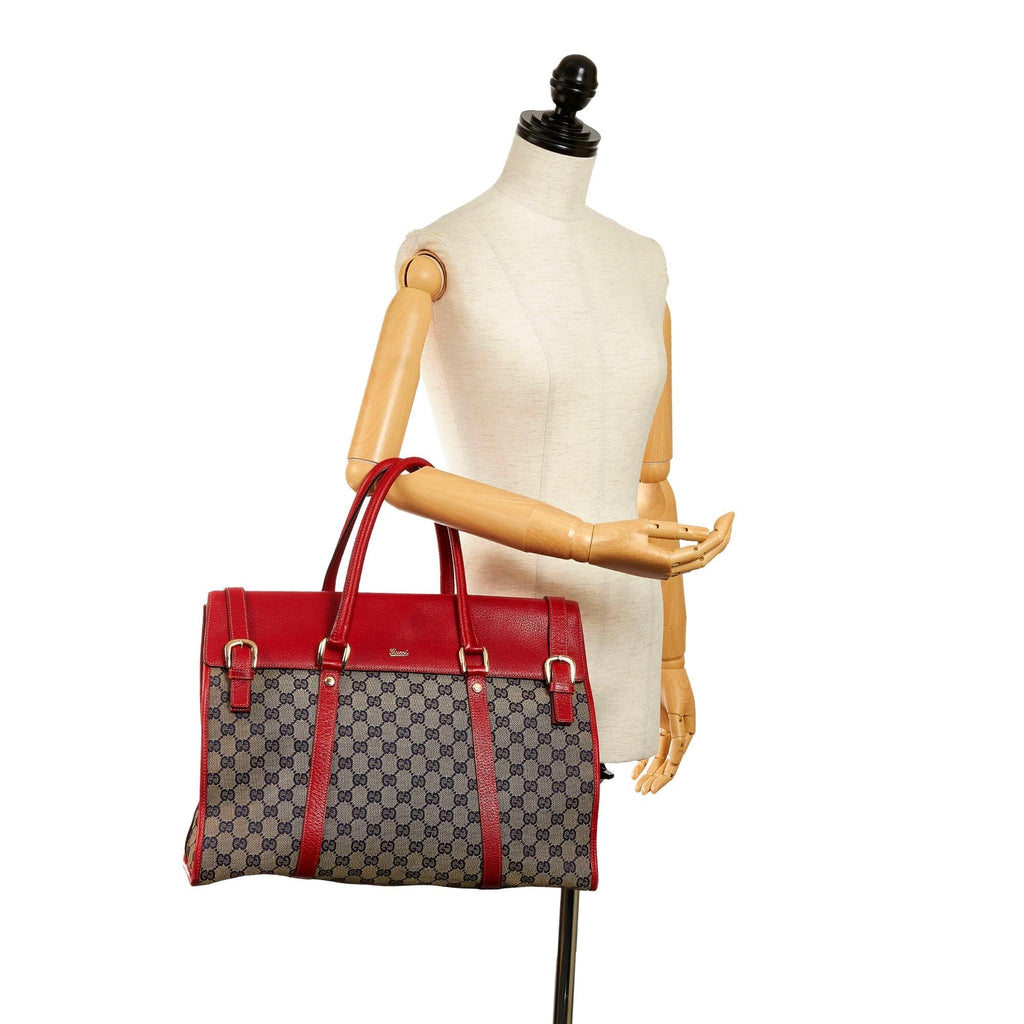 Gucci Gucci Canvas Handbag (SHG-30836)