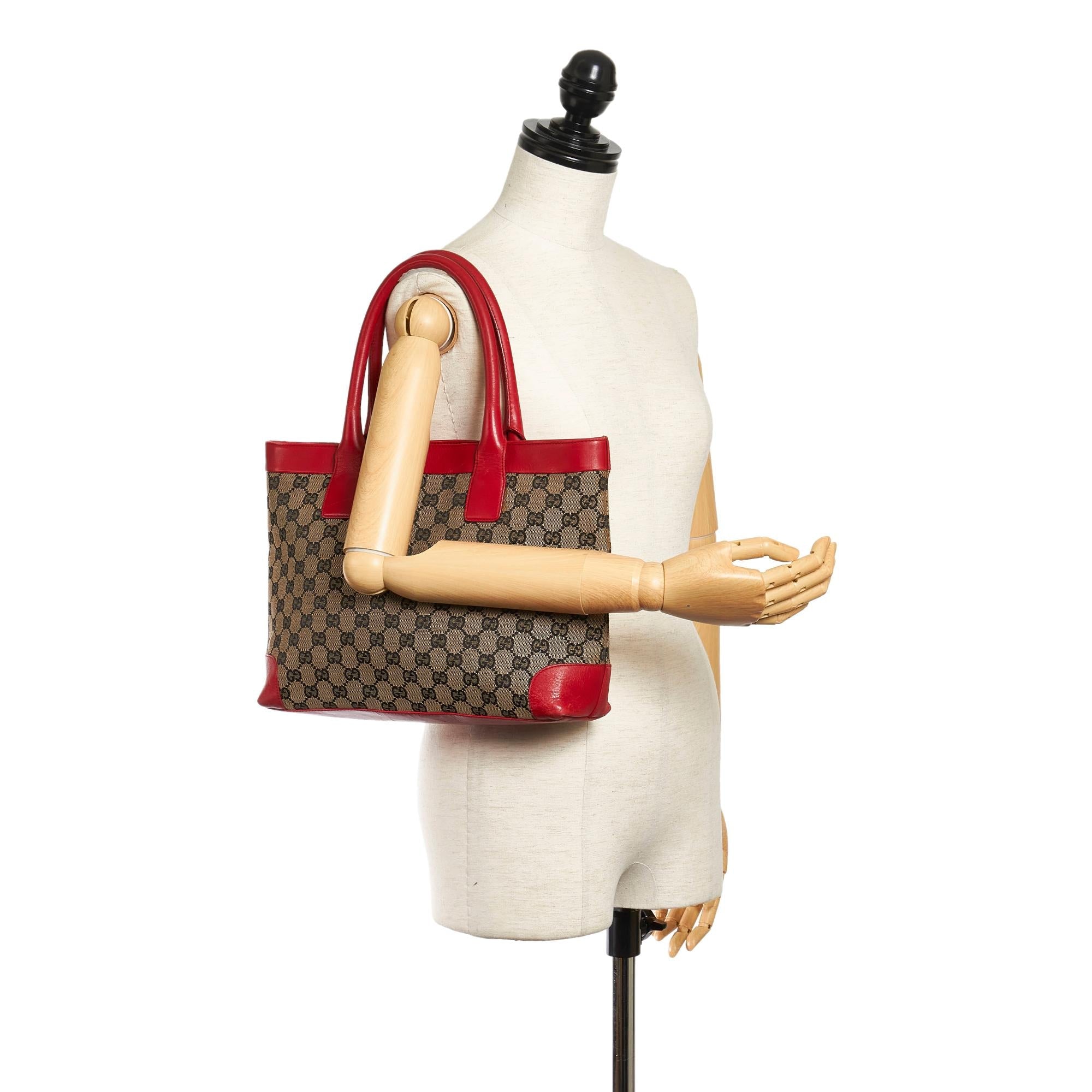 Gucci Gucci Canvas Handbag (SHG-32082)