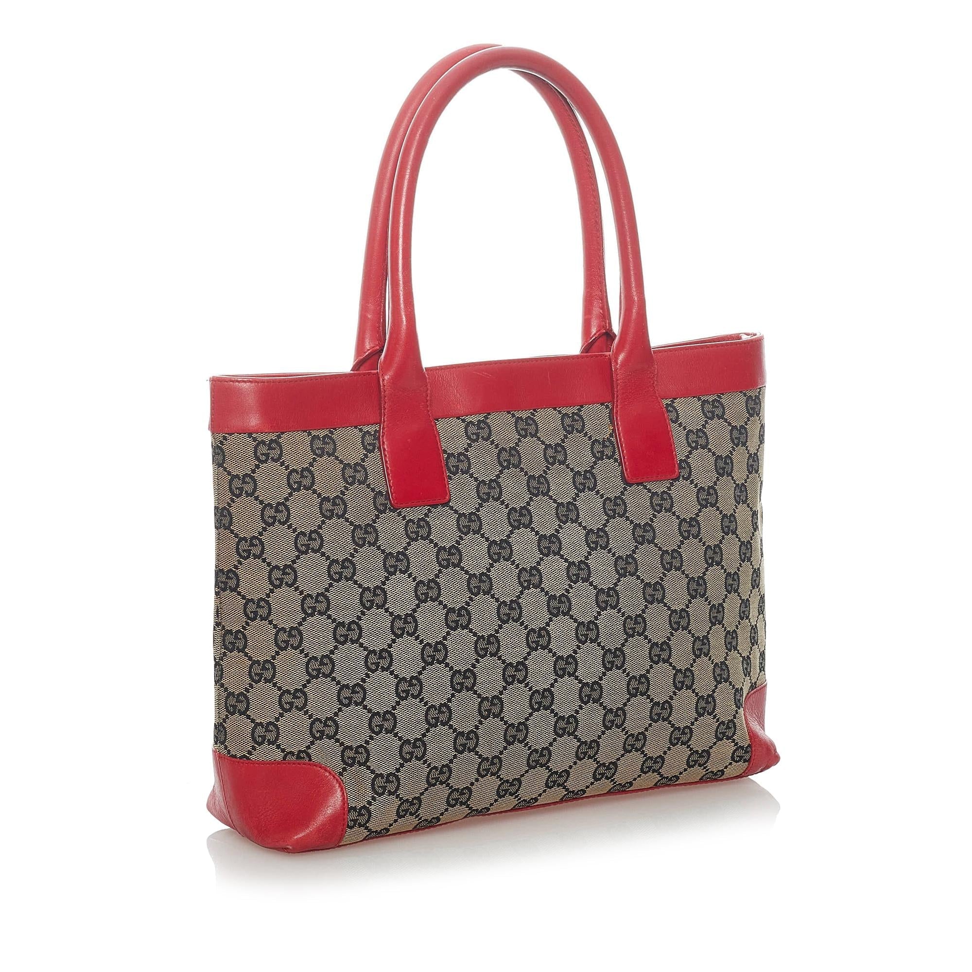 Gucci Gucci Canvas Handbag (SHG-32082)