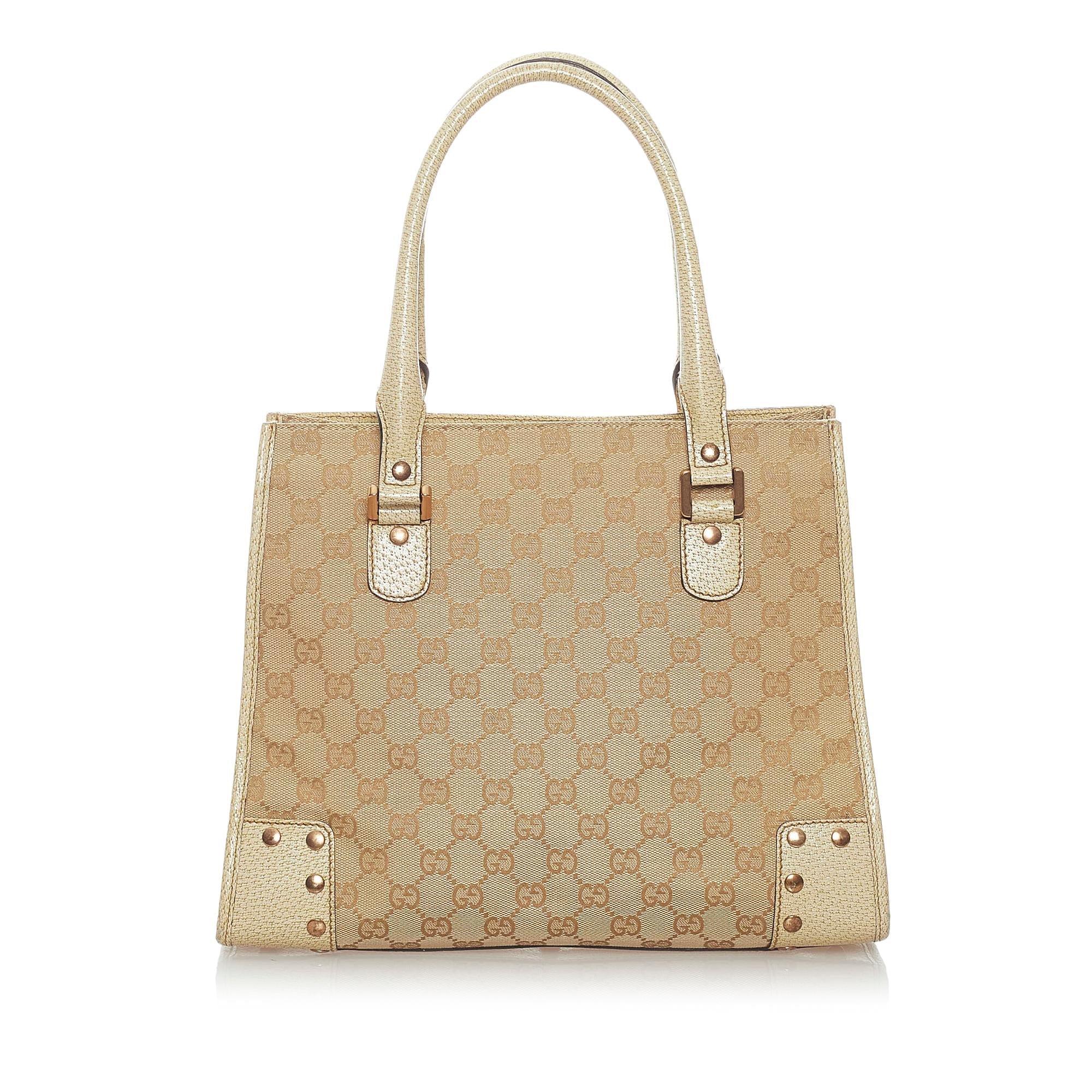 Gucci Gucci Canvas Handbag (SHG-32328)