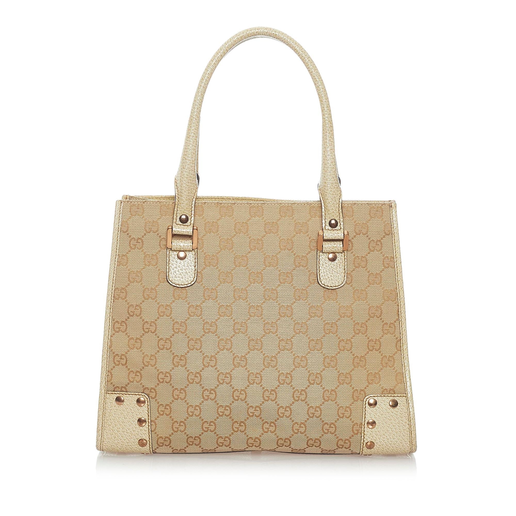 Gucci Gucci Canvas Handbag (SHG-32328)