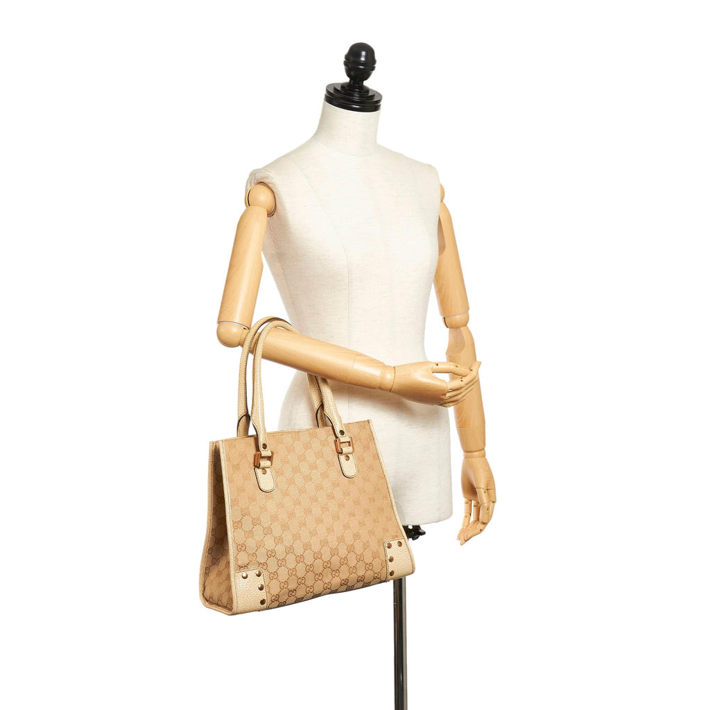 Gucci Gucci Canvas Handbag (SHG-32328)