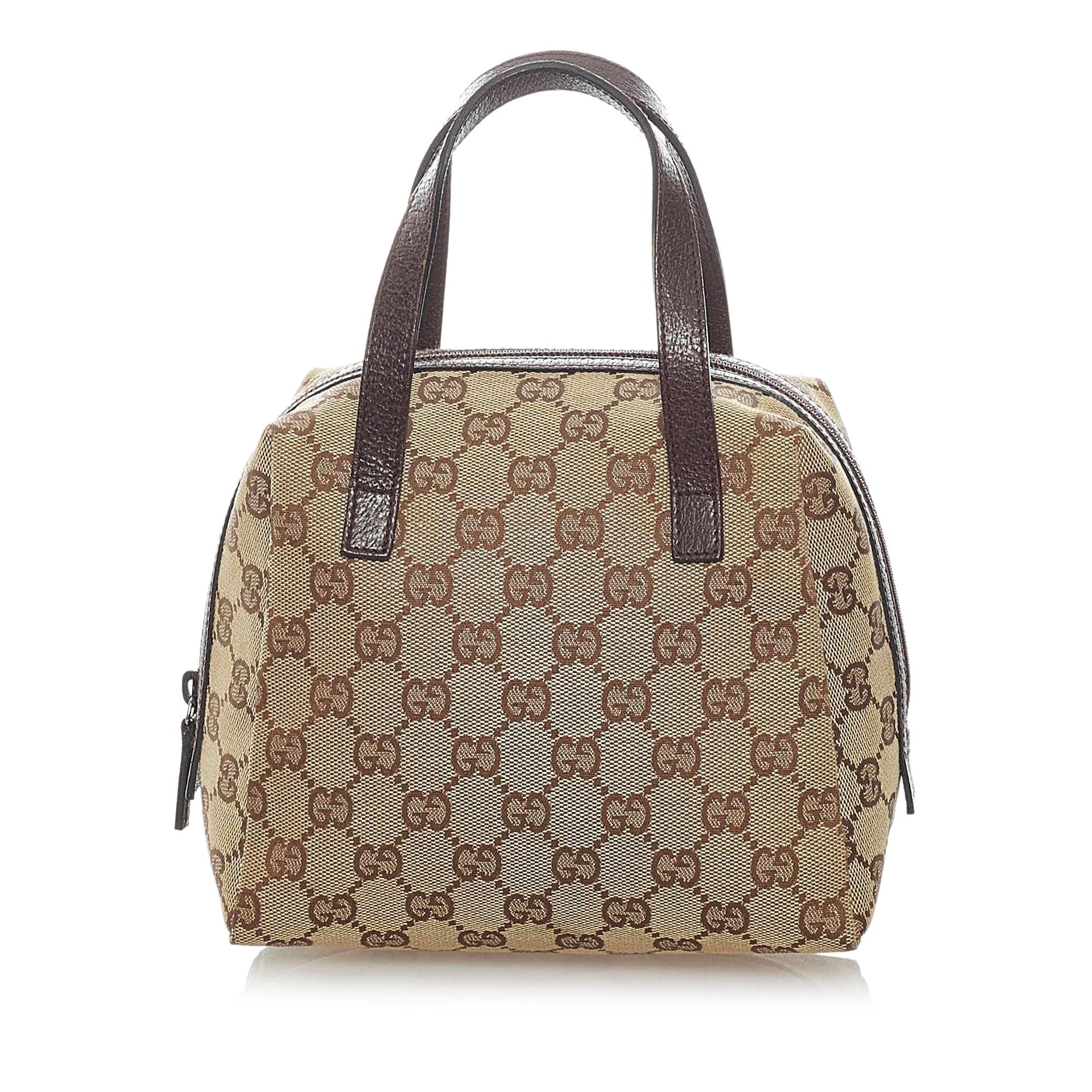 Gucci Gucci Canvas Handbag (SHG-32777)