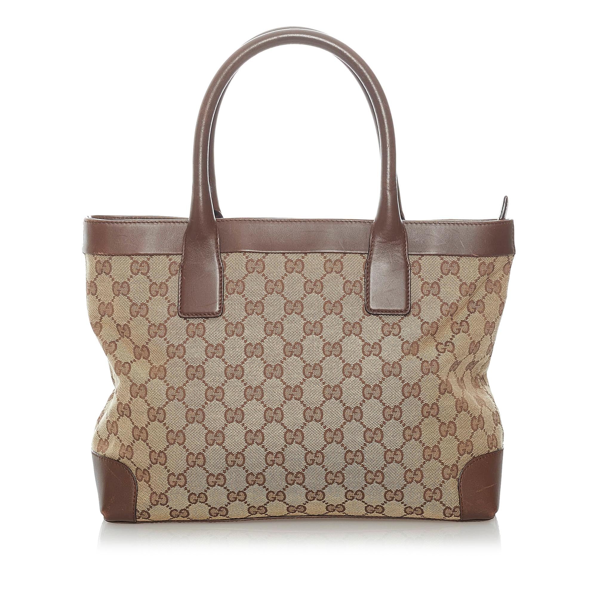Gucci Gucci Canvas Handbag (SHG-32855)