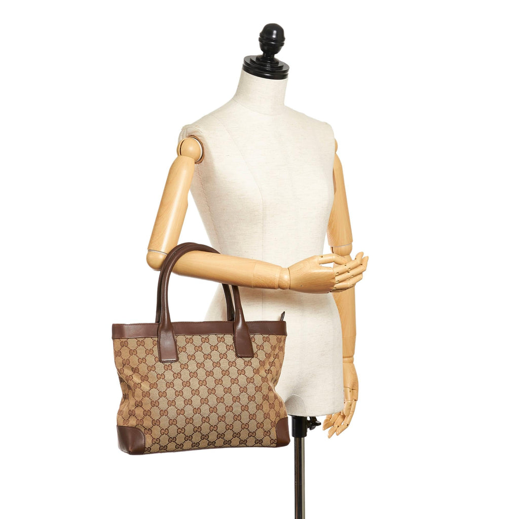 Gucci Gucci Canvas Handbag (SHG-32855)