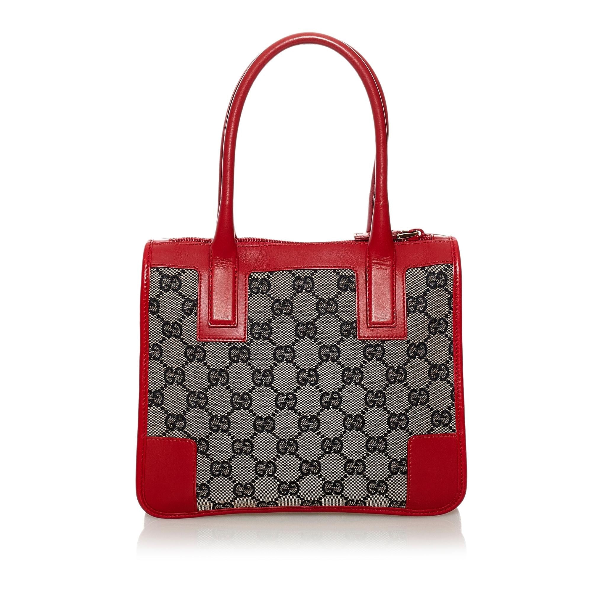 Gucci Gucci Canvas Handbag (SHG-32879)