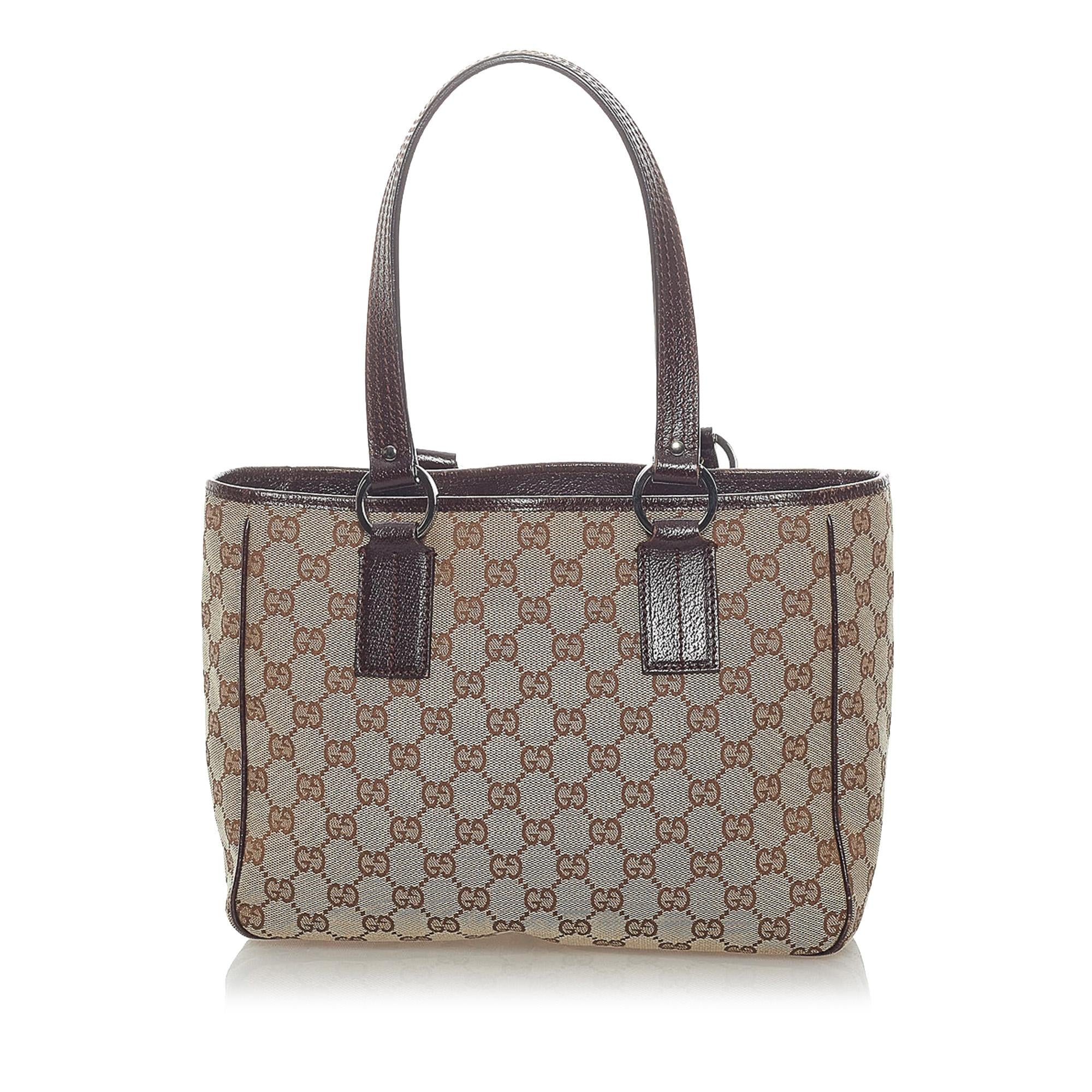 Gucci Gucci Canvas Handbag (SHG-32938)