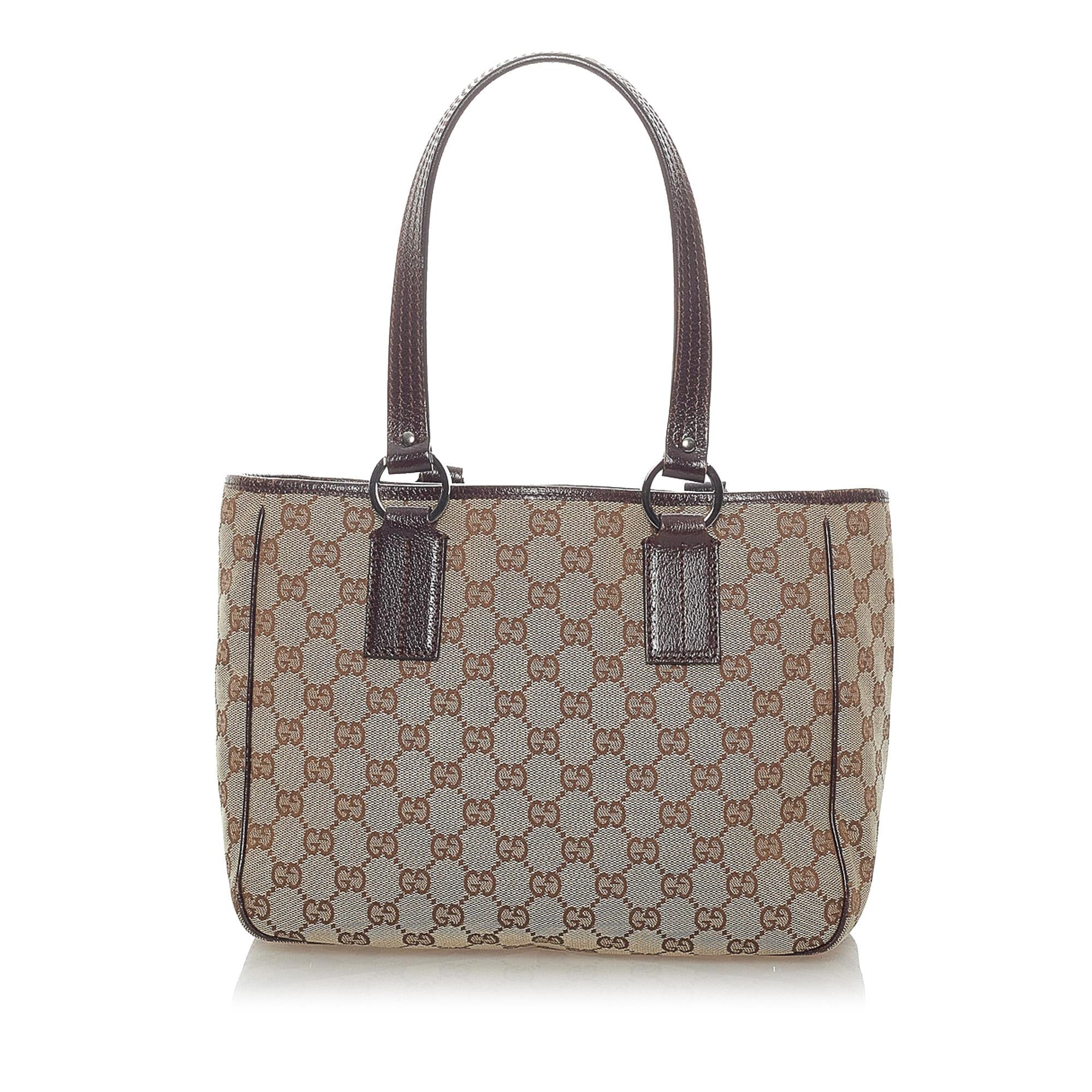Gucci Gucci Canvas Handbag (SHG-32938)