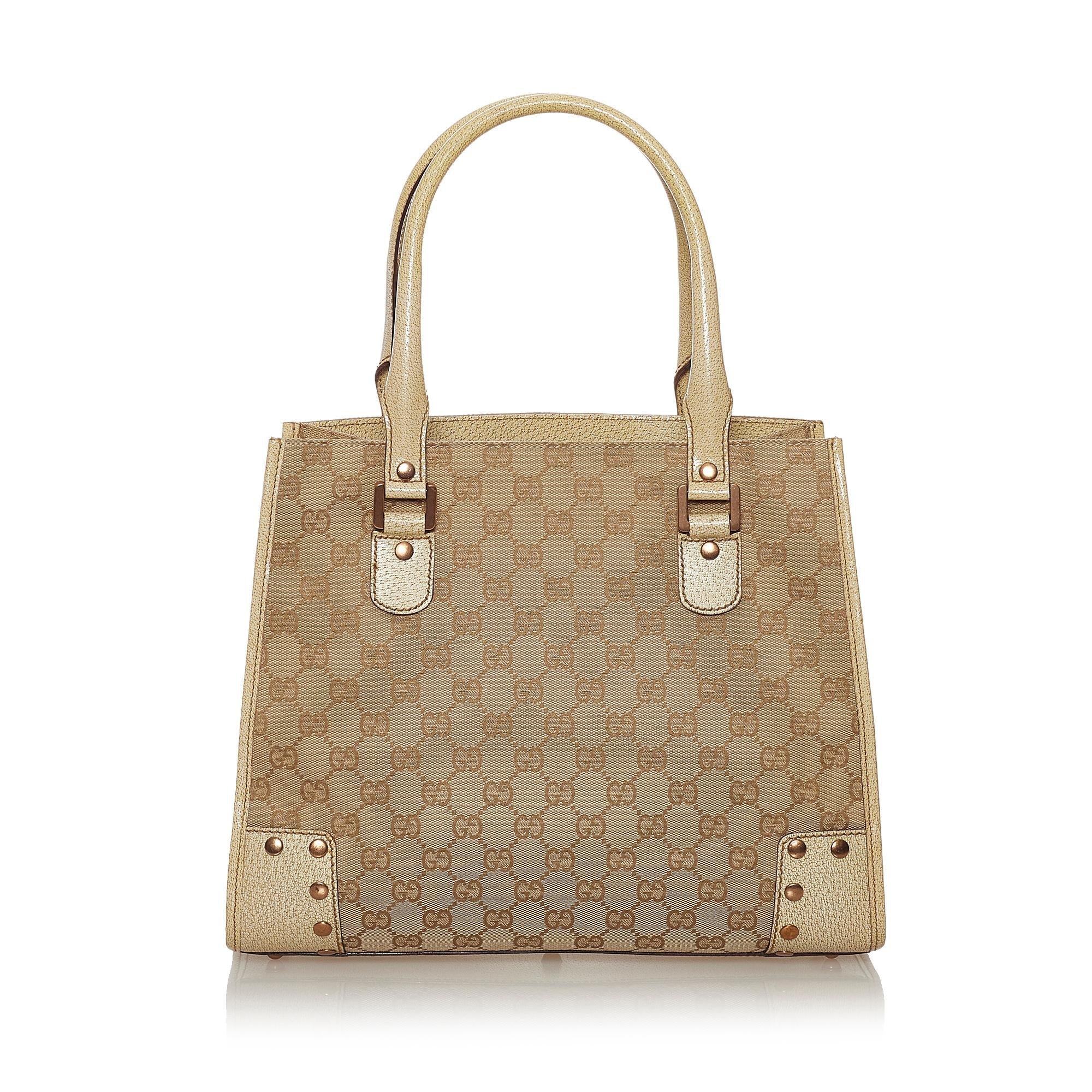 Gucci Gucci Canvas Handbag (SHG-32979)