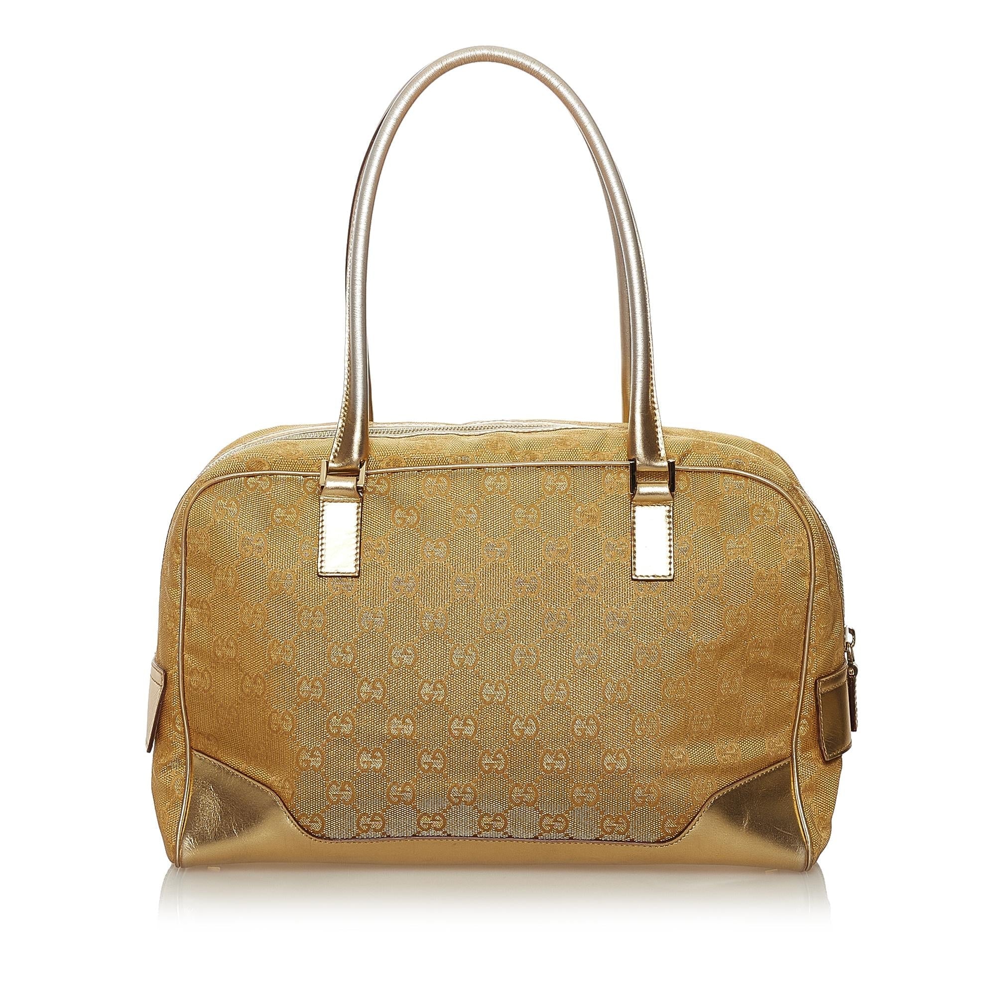 Gucci Gucci Canvas Handbag (SHG-33121)