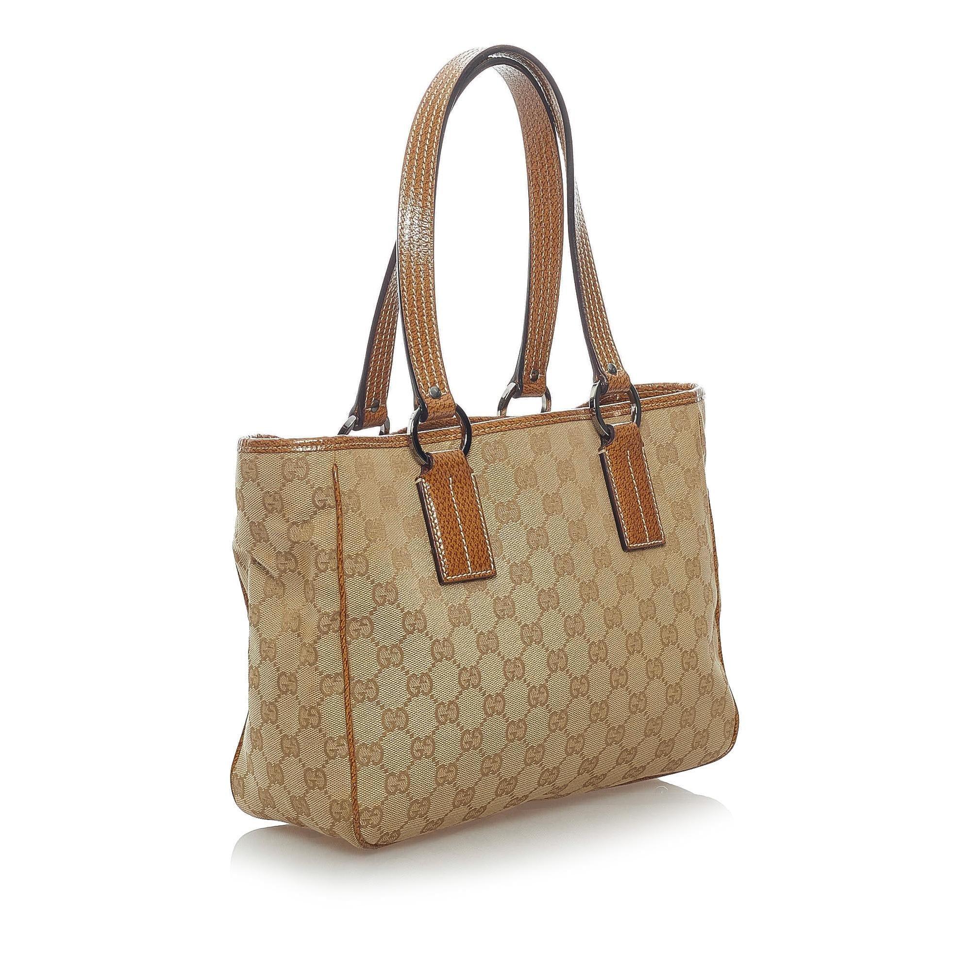Gucci Gucci Canvas Handbag (SHG-33256)