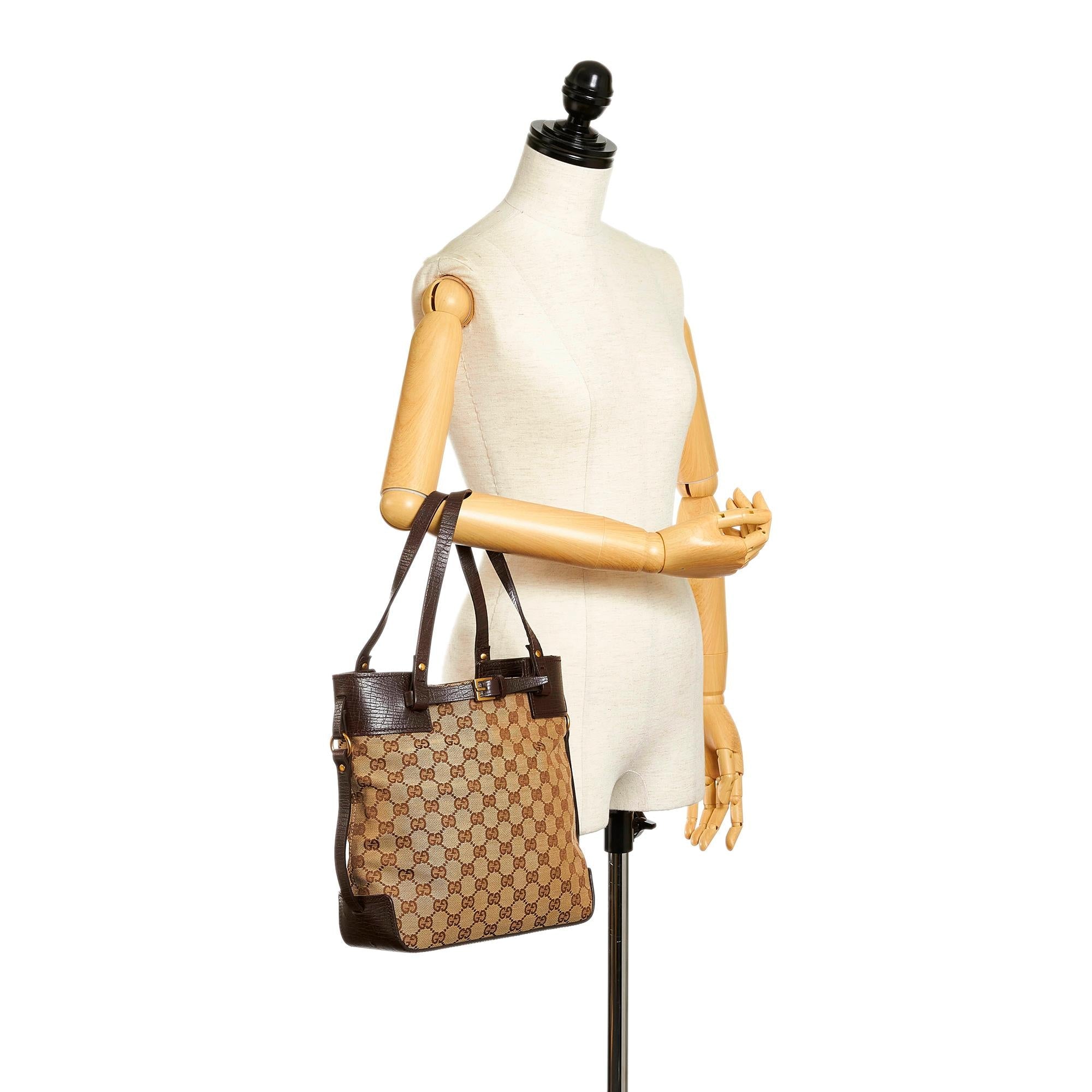 Gucci Gucci Canvas Handbag (SHG-33328)