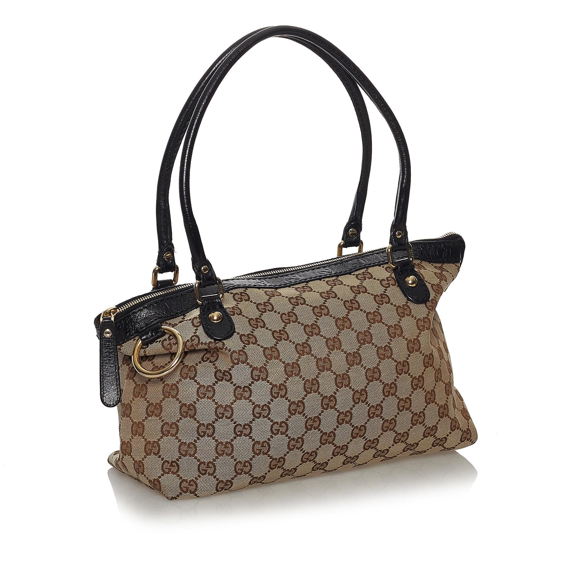 Gucci Gucci Canvas Handbag (SHG-33652)
