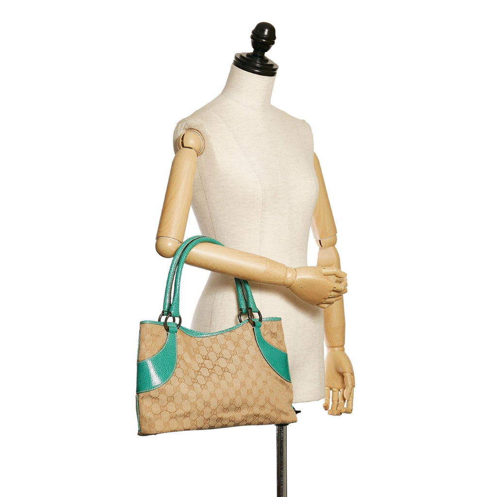 Gucci Gucci Canvas Handbag (SHG-33761)