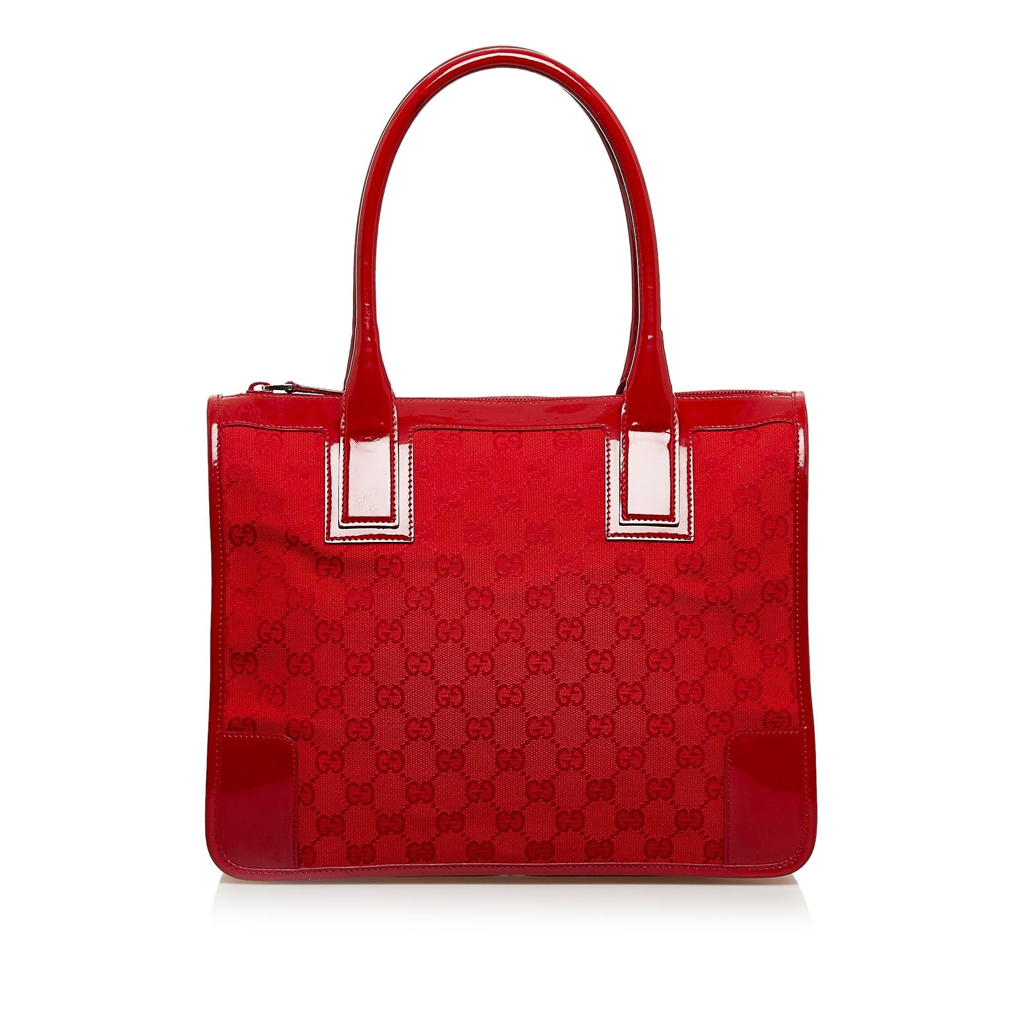 Gucci GG Canvas Handbag (SHG-QIxAhS)