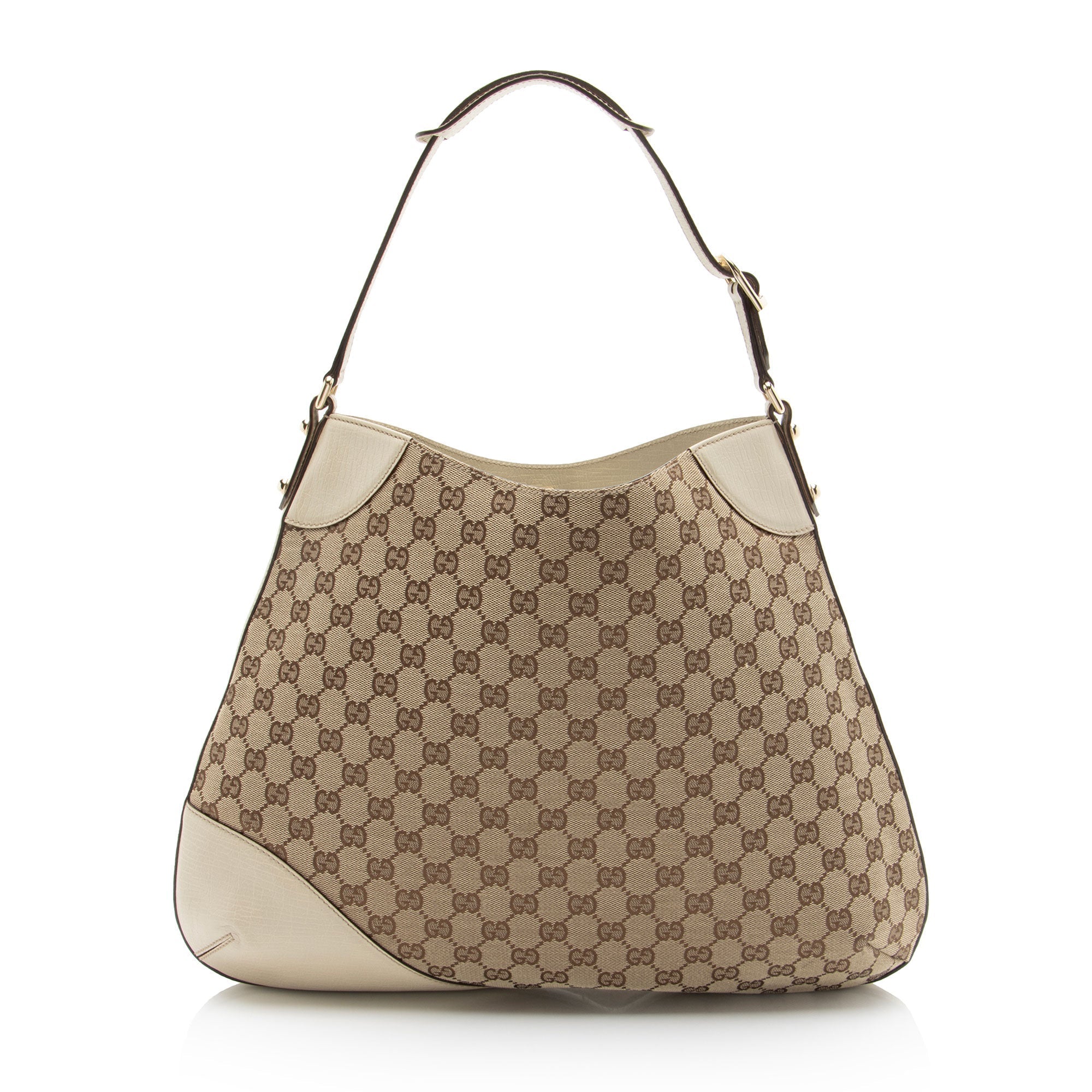 Gucci GG Canvas Hasler Large Shoulder Bag