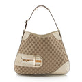 Gucci GG Canvas Hasler Large Shoulder Bag