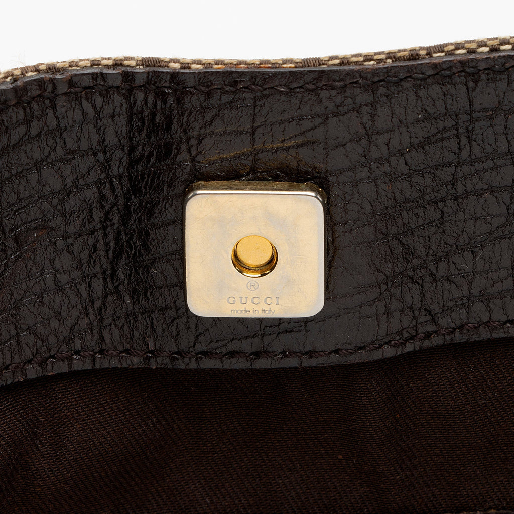 Gucci GG Canvas Hasler Medium Tote