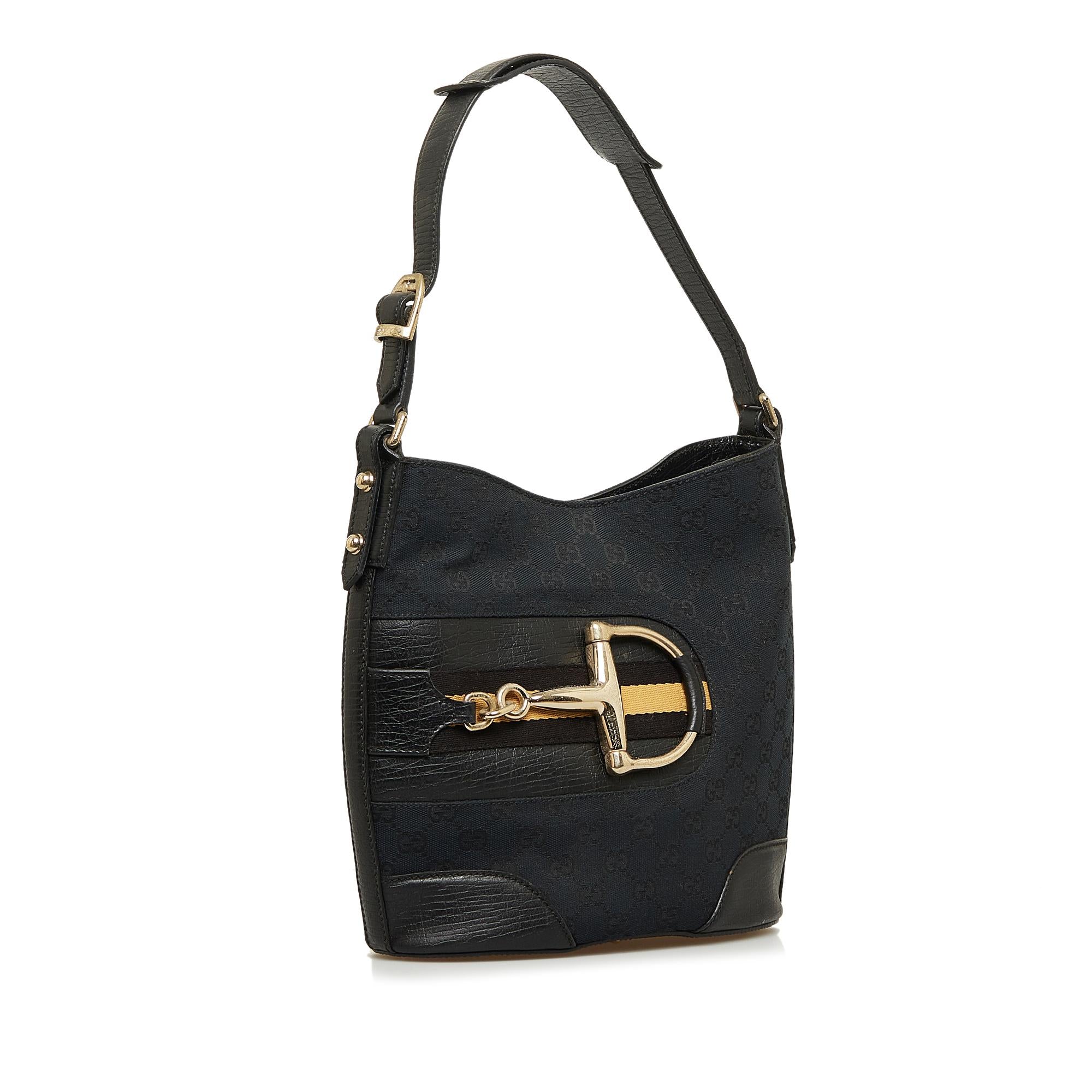 Gucci GG Canvas Hasler Shoulder Bag (SHG-BpgfrA)