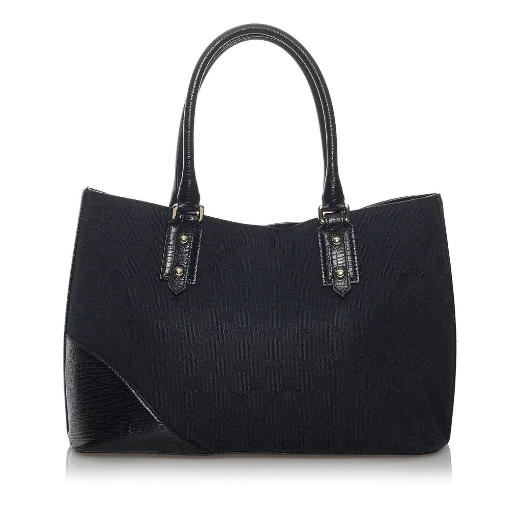 Gucci GG Canvas Hasler Tote Bag (SHG-29653)
