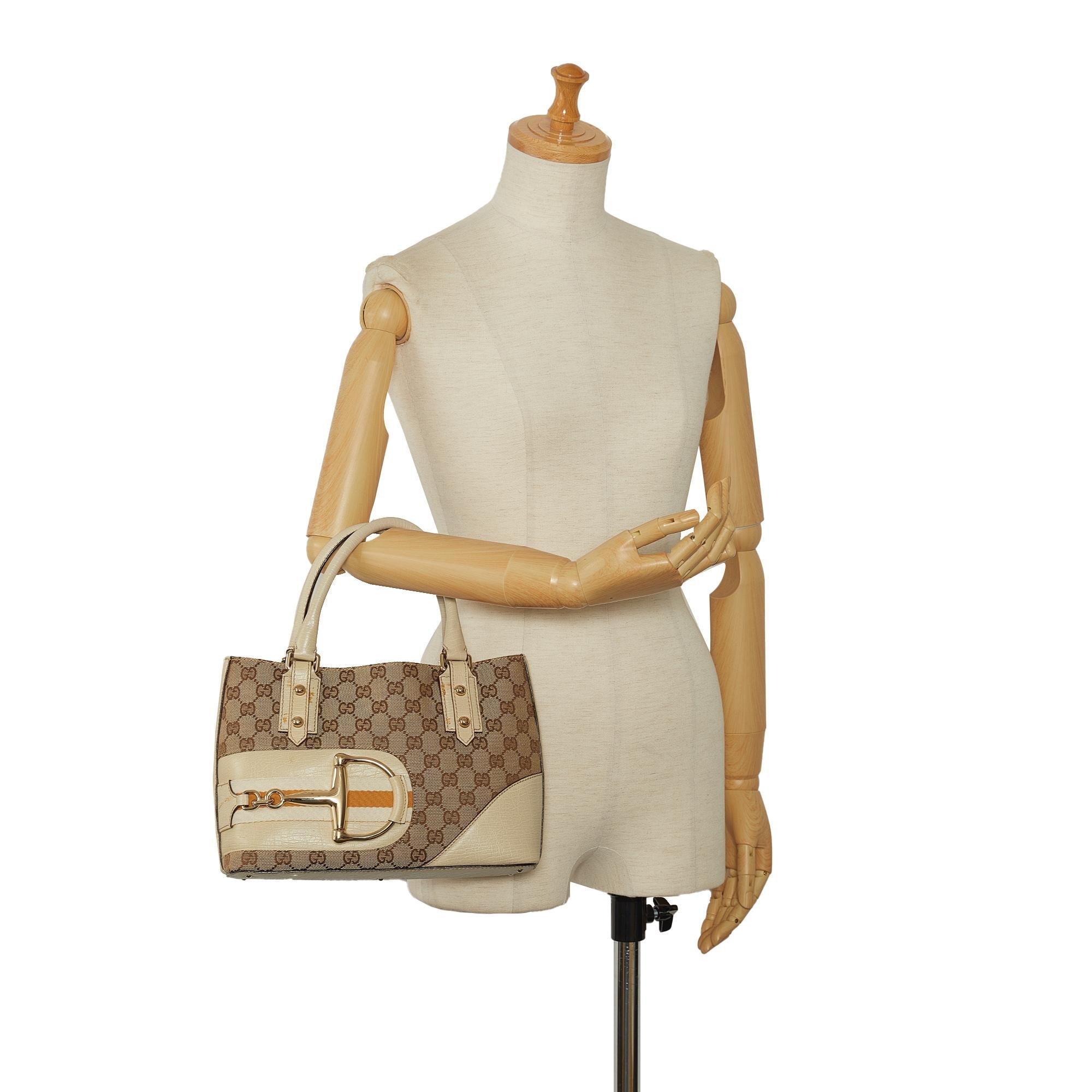 Gucci GG Canvas Hasler Web Shoulder Bag (SHG-gXgbJg)