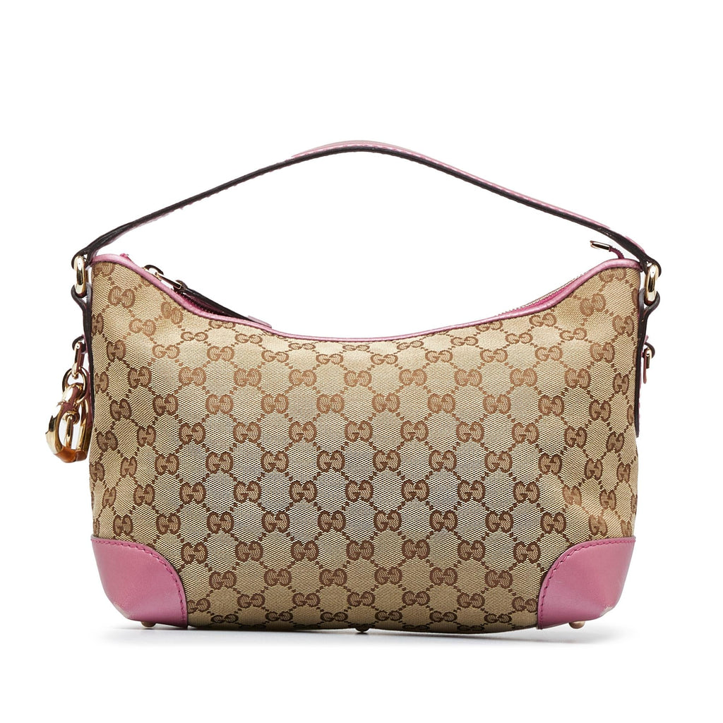 Gucci GG Canvas Heart Bit Handbag (SHG-6OMg8o)