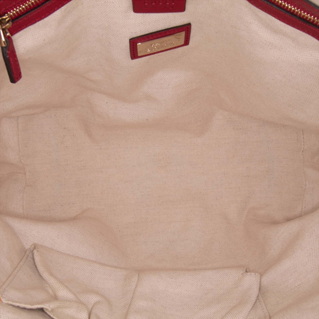 Gucci GG Canvas Heart Bit Satchel