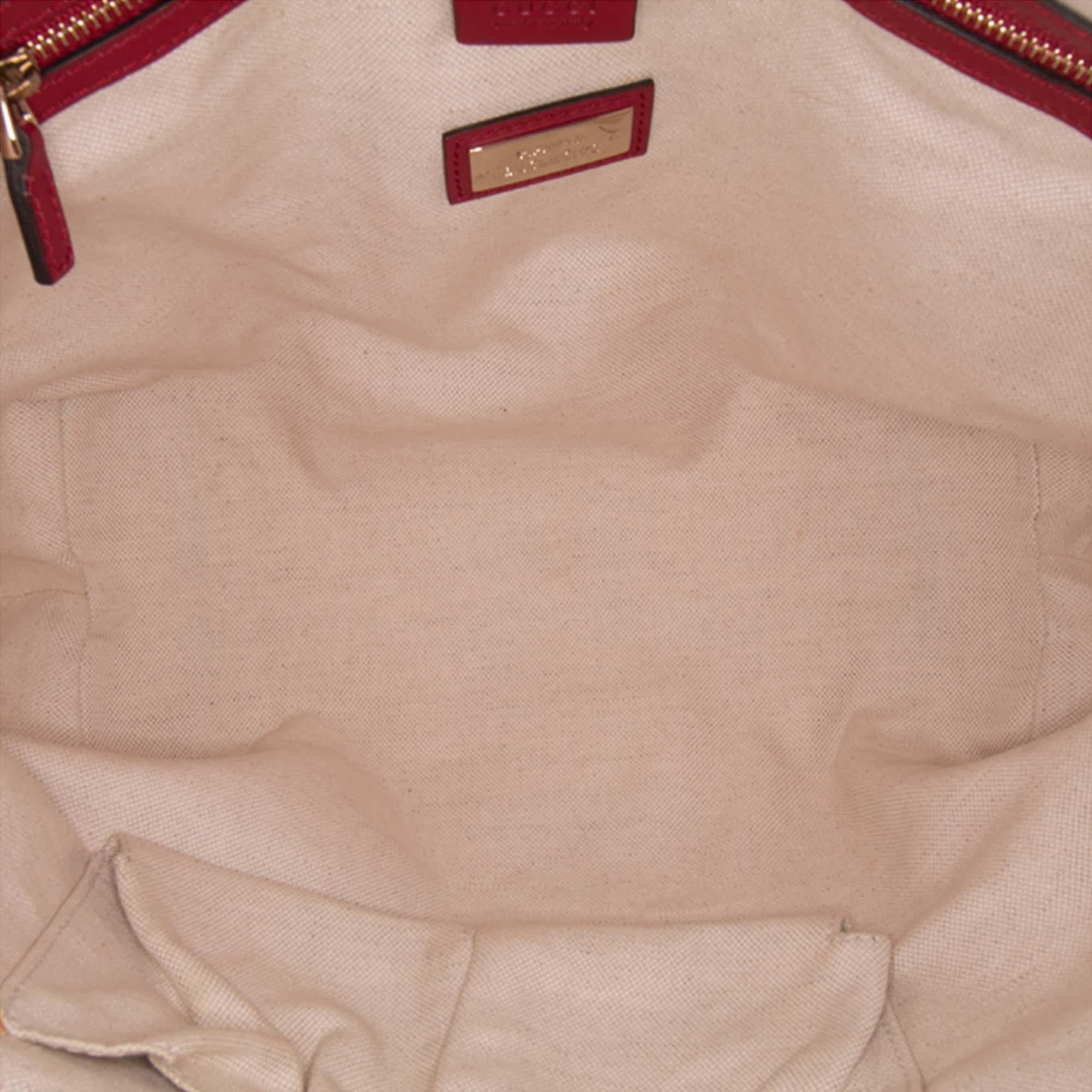 Gucci GG Canvas Heart Bit Satchel