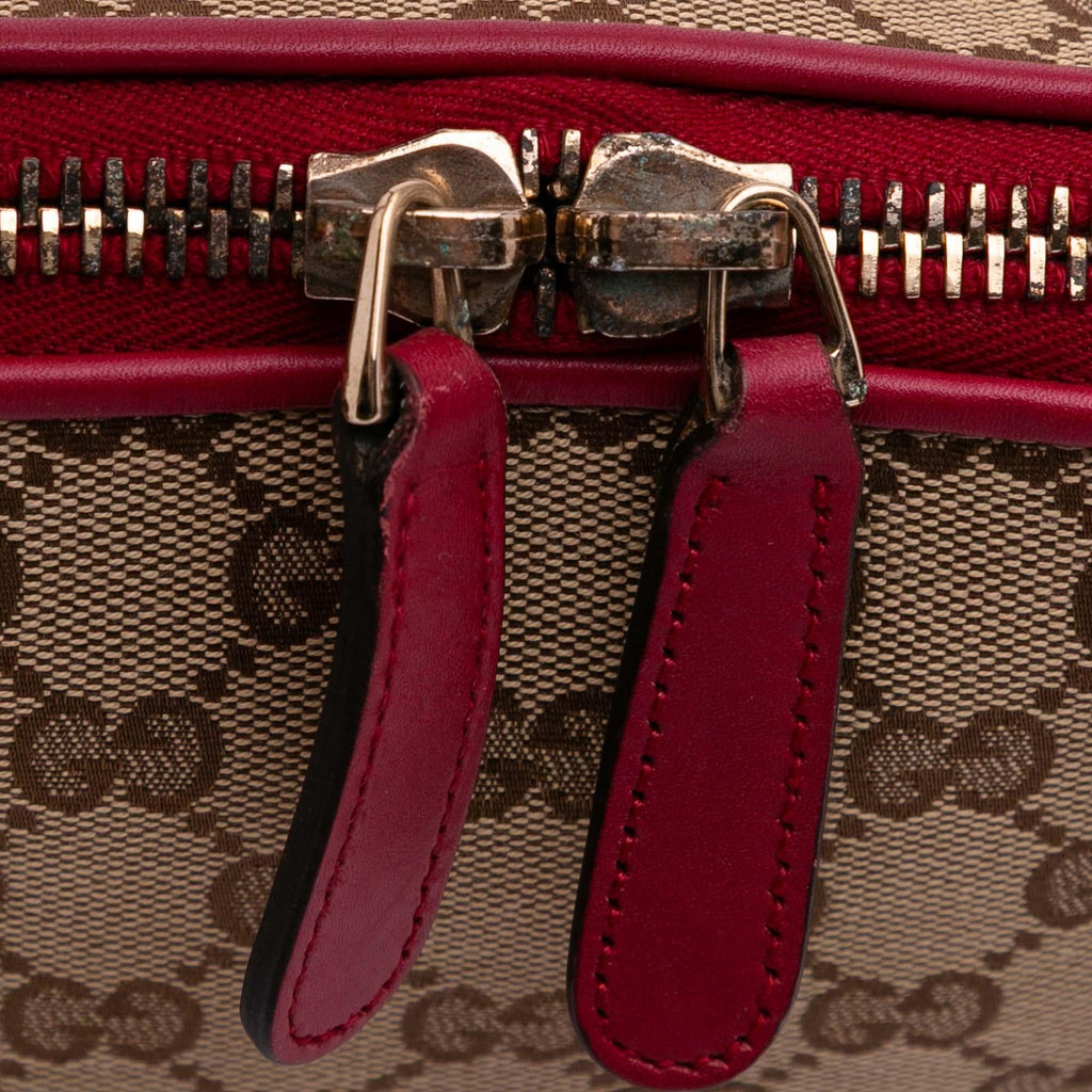 Gucci GG Canvas Heart Bit Satchel