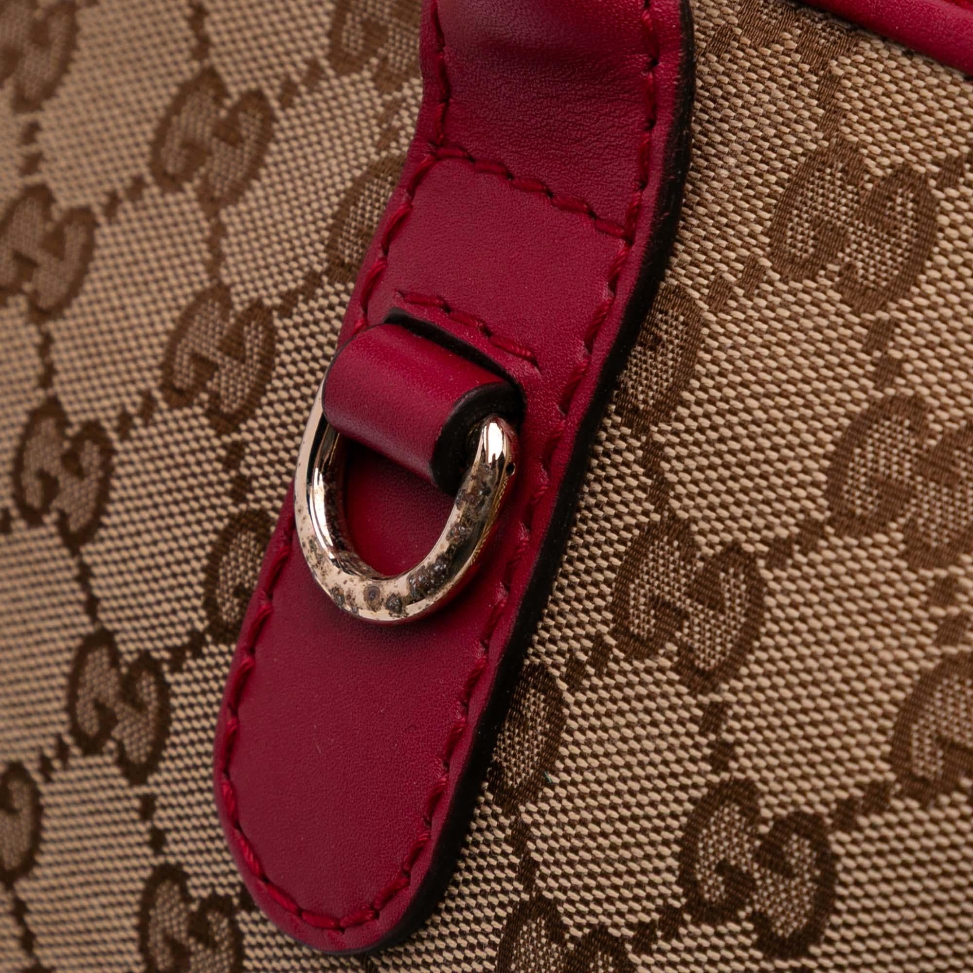 Gucci GG Canvas Heart Bit Satchel