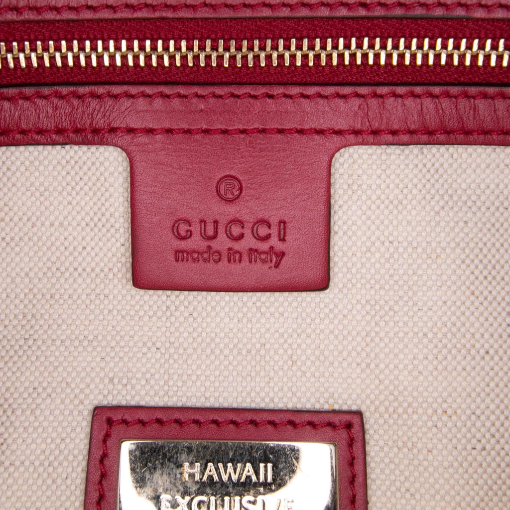 Gucci GG Canvas Heart Bit Satchel