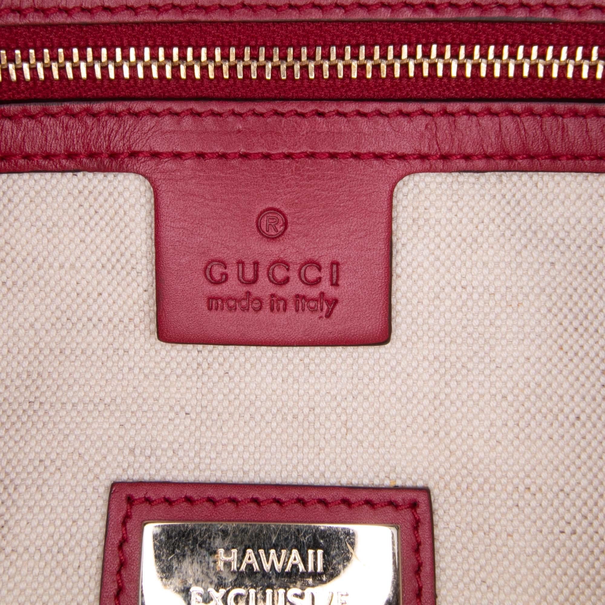 Gucci GG Canvas Heart Bit Satchel