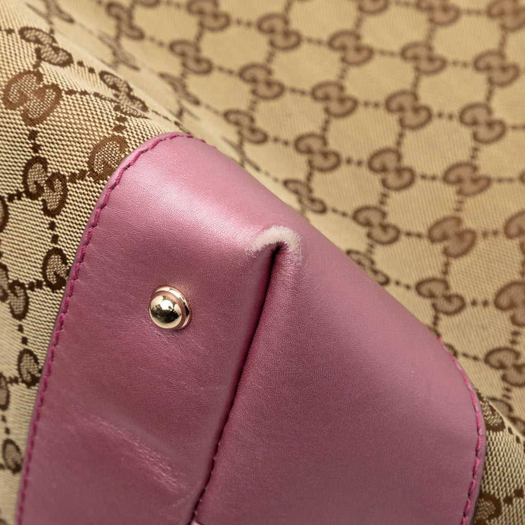 Gucci GG Canvas Heart Bit Shoulder Bag