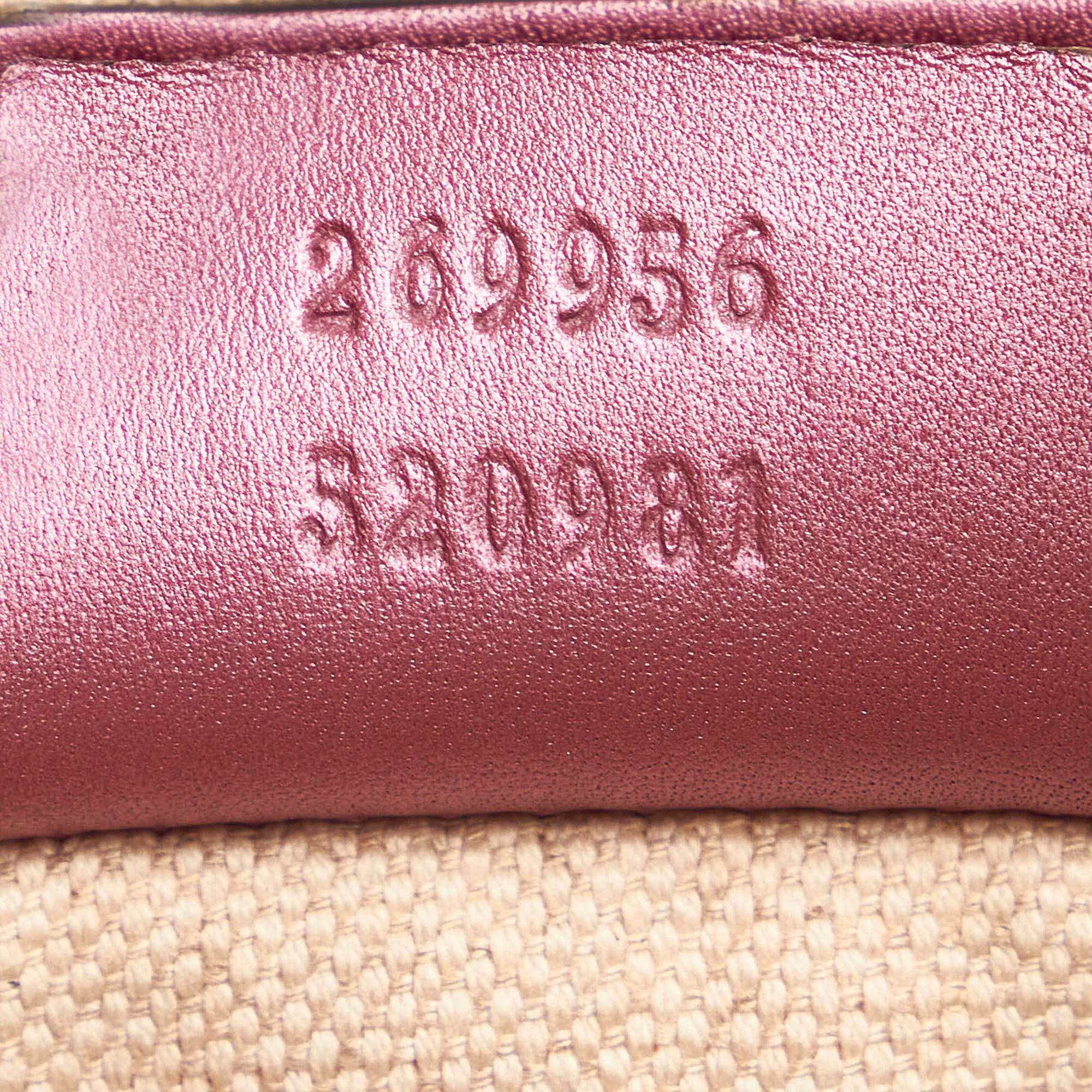Gucci GG Canvas Heart Bit Tote Bag (SHG-32999)