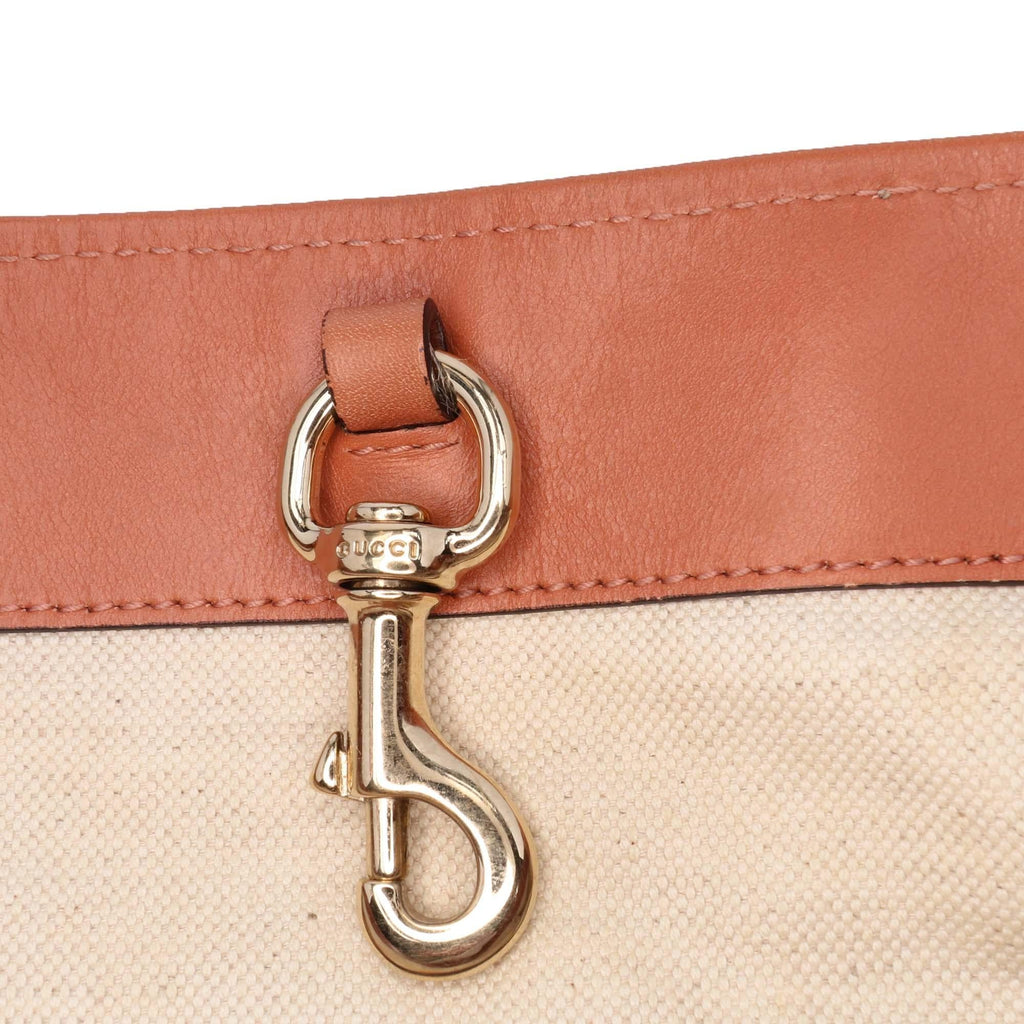 Gucci GG Canvas Heart Bit Tote