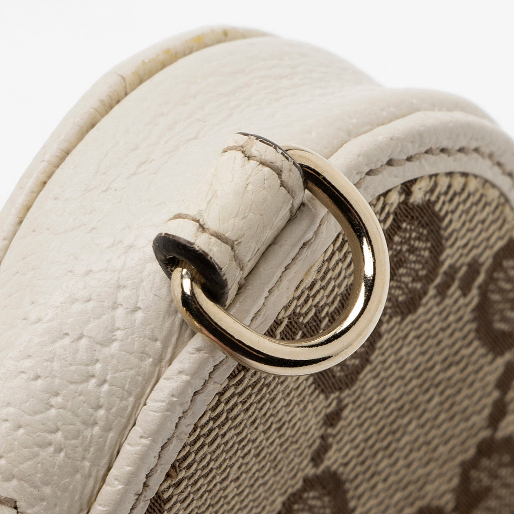 Gucci GG Canvas Heart Coin Pouch (SHF-8ldoVR)