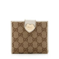 Gucci Gucci Canvas Heart French Compact Wallet (SHF-17615)
