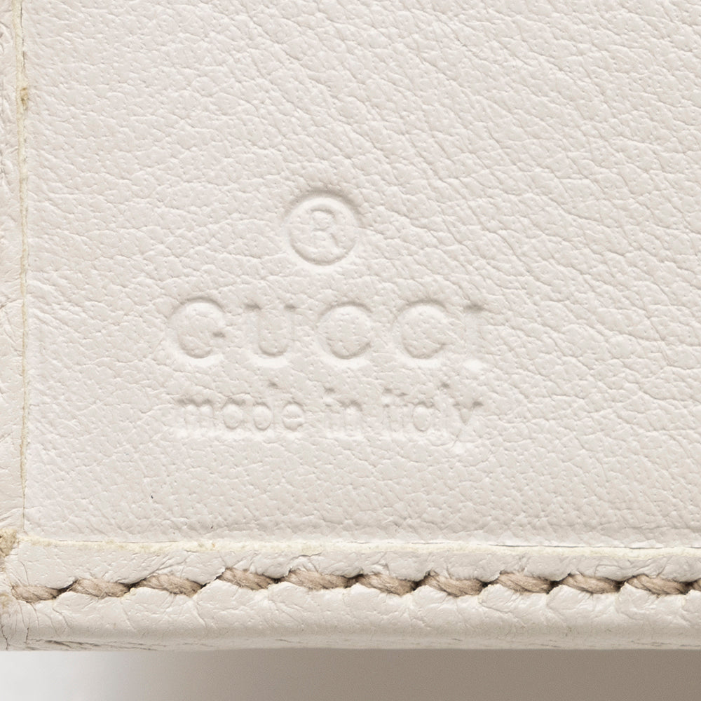Gucci Gucci Canvas Heart French Compact Wallet (SHF-17615)