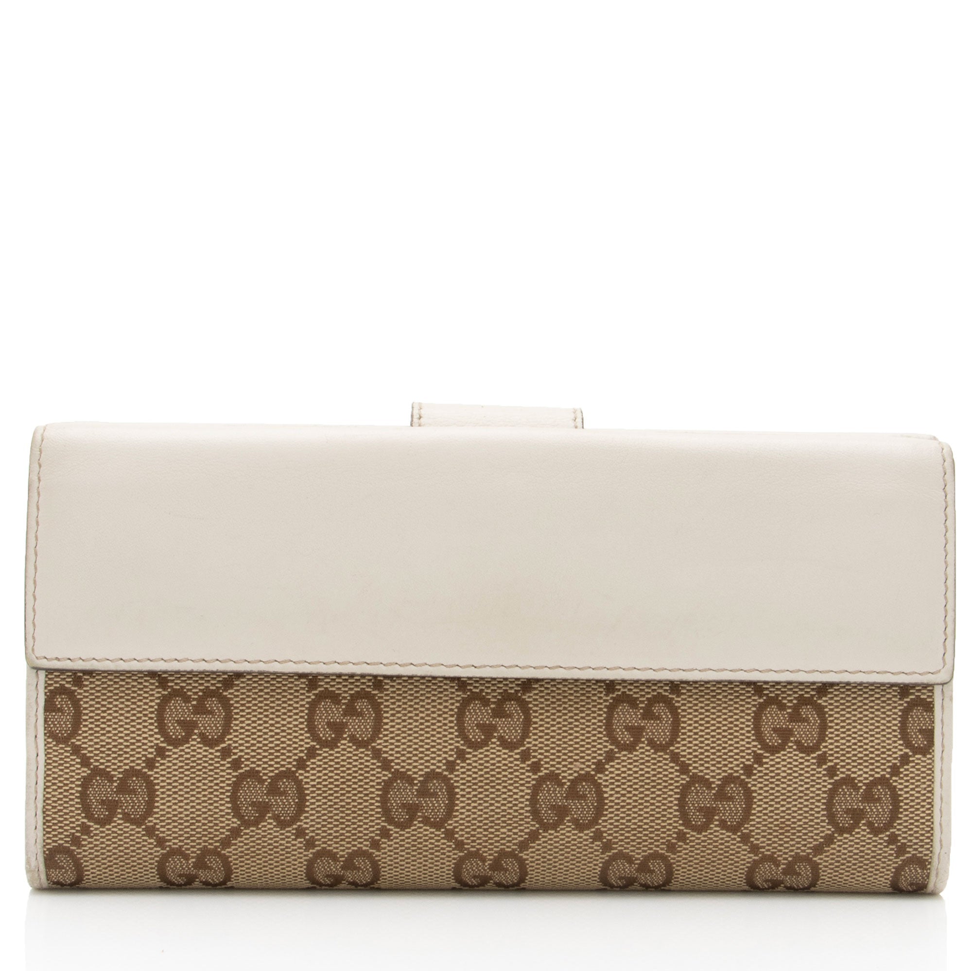 Gucci GG Canvas Heart Script Continental Wallet (SHF-6kTDdx)